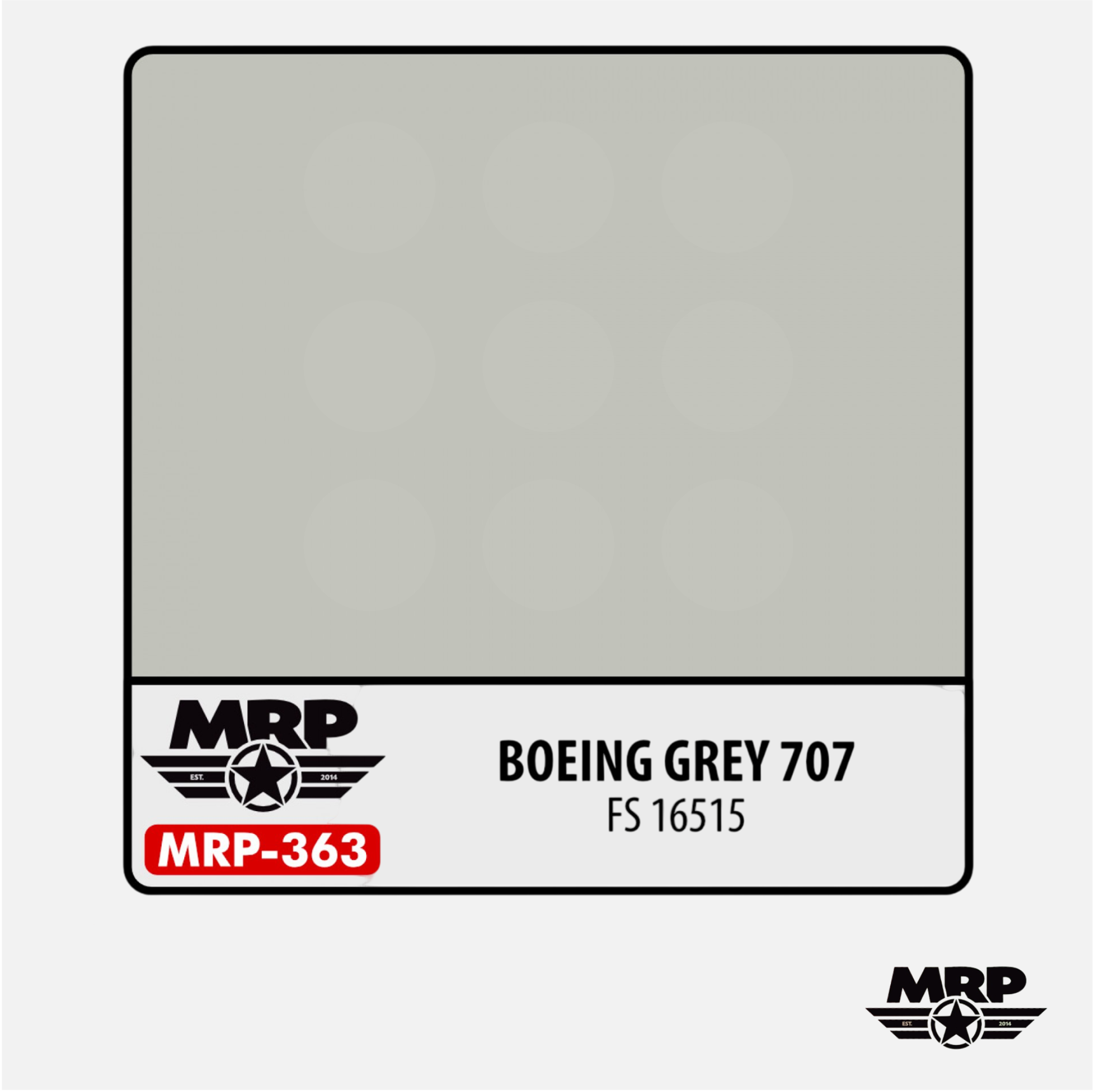 Mr.Paint - Acrylic Lacquer Paint - Boeing Grey 707 FS 16515 - MRP-363 - Gothaforce