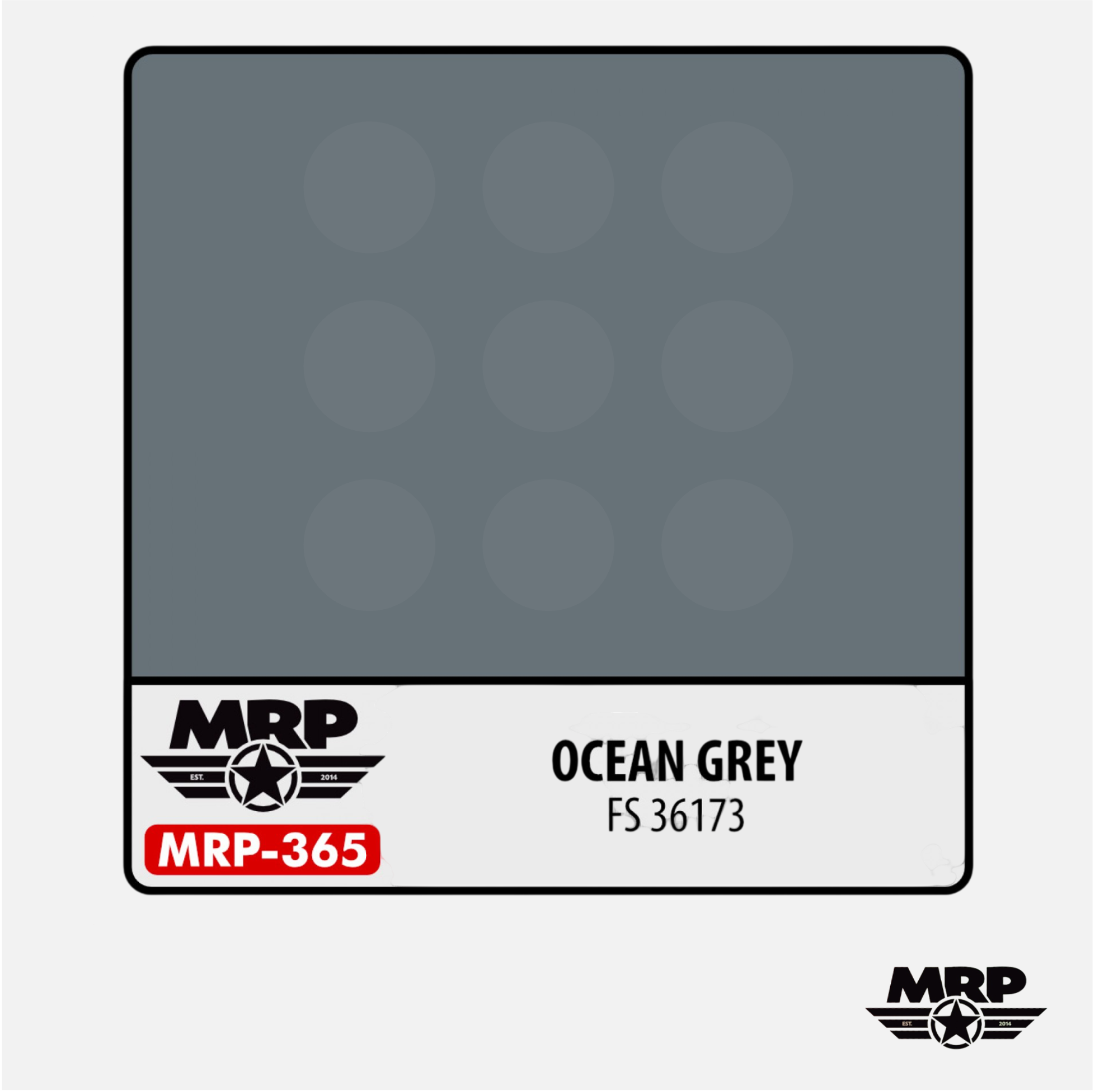 Mr.Paint - Acrylic Lacquer Paint - Ocean Grey FS 36173 - MRP-365 - Gothaforce