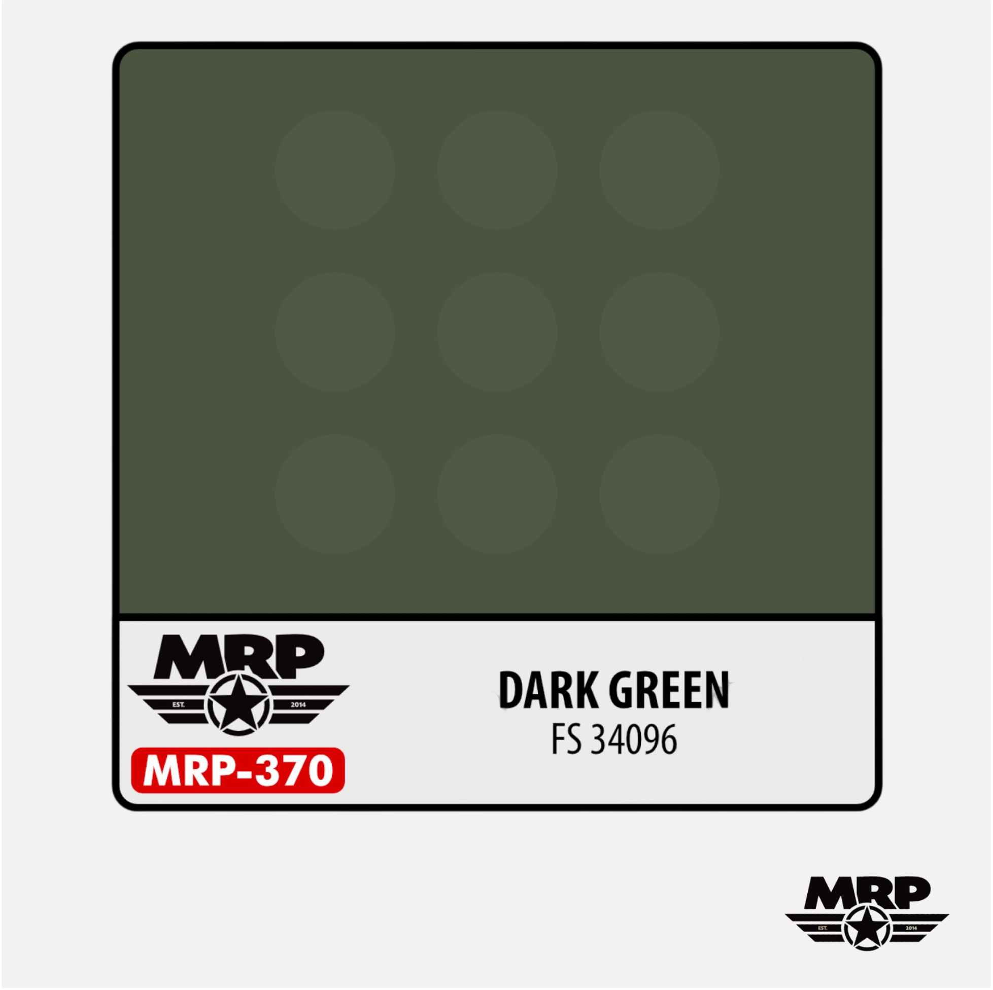 Mr.Paint - Acrylic Lacquer Paint - Dark Green FS 34096 - MRP-370 - Gothaforce