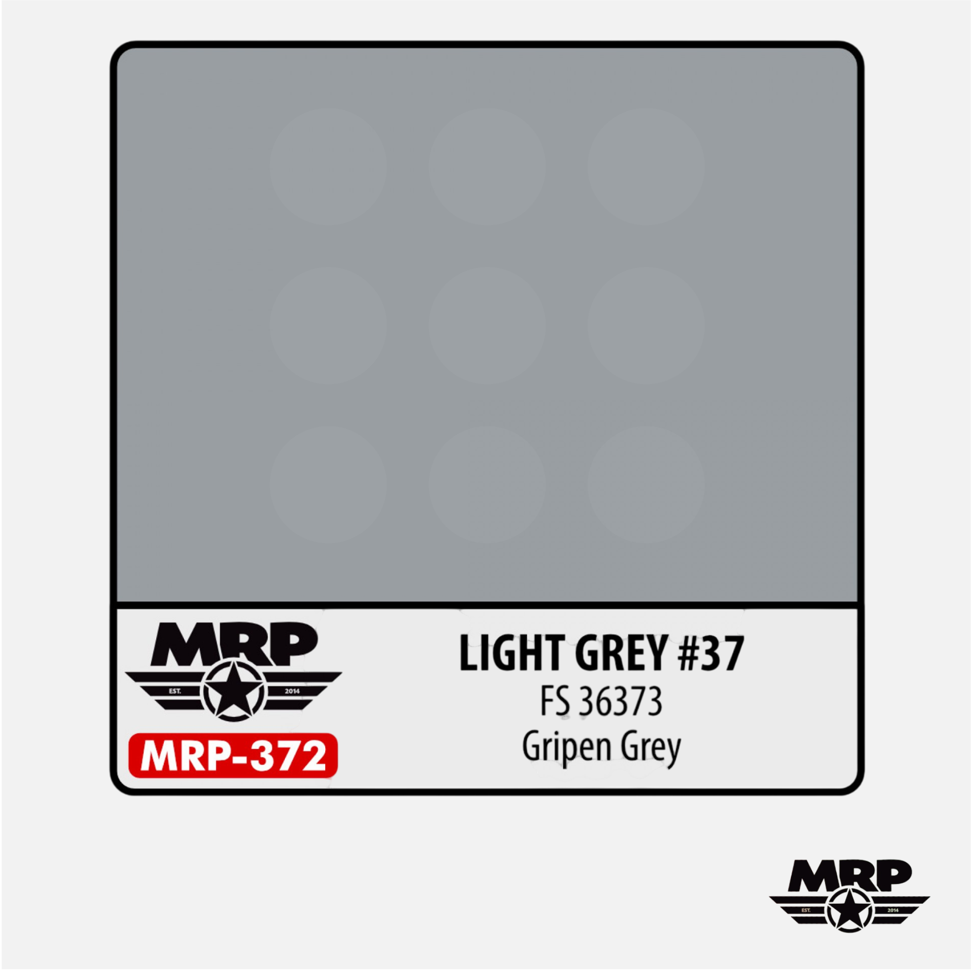 Mr.Paint - Acrylic Lacquer Paint - Light Grey #37 FS 36373 - MRP-372 - Gothaforce