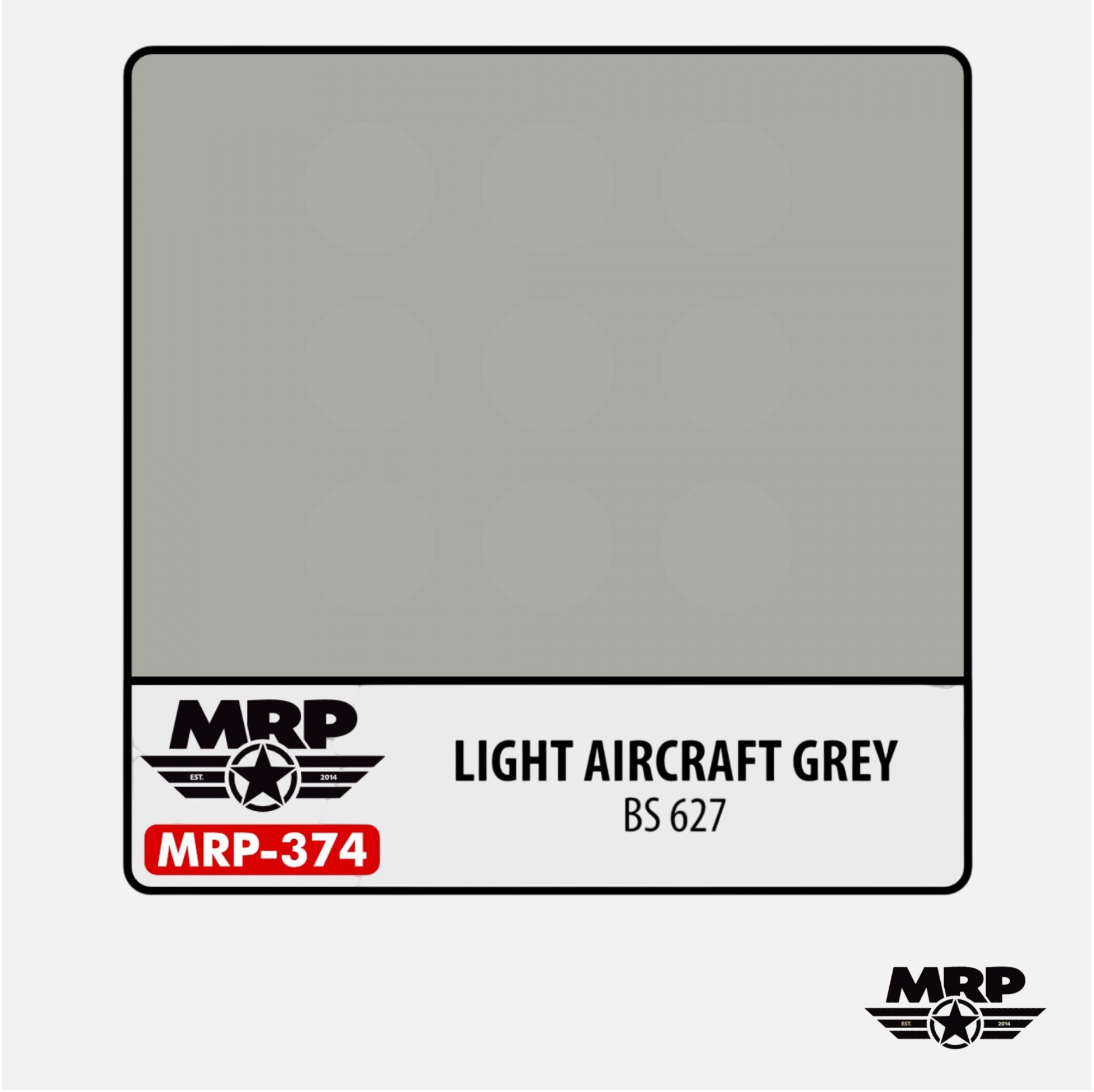 Mr.Paint - Acrylic Lacquer Paint - Light Aircraft Grey BS 627 - MRP-374 - Gothaforce