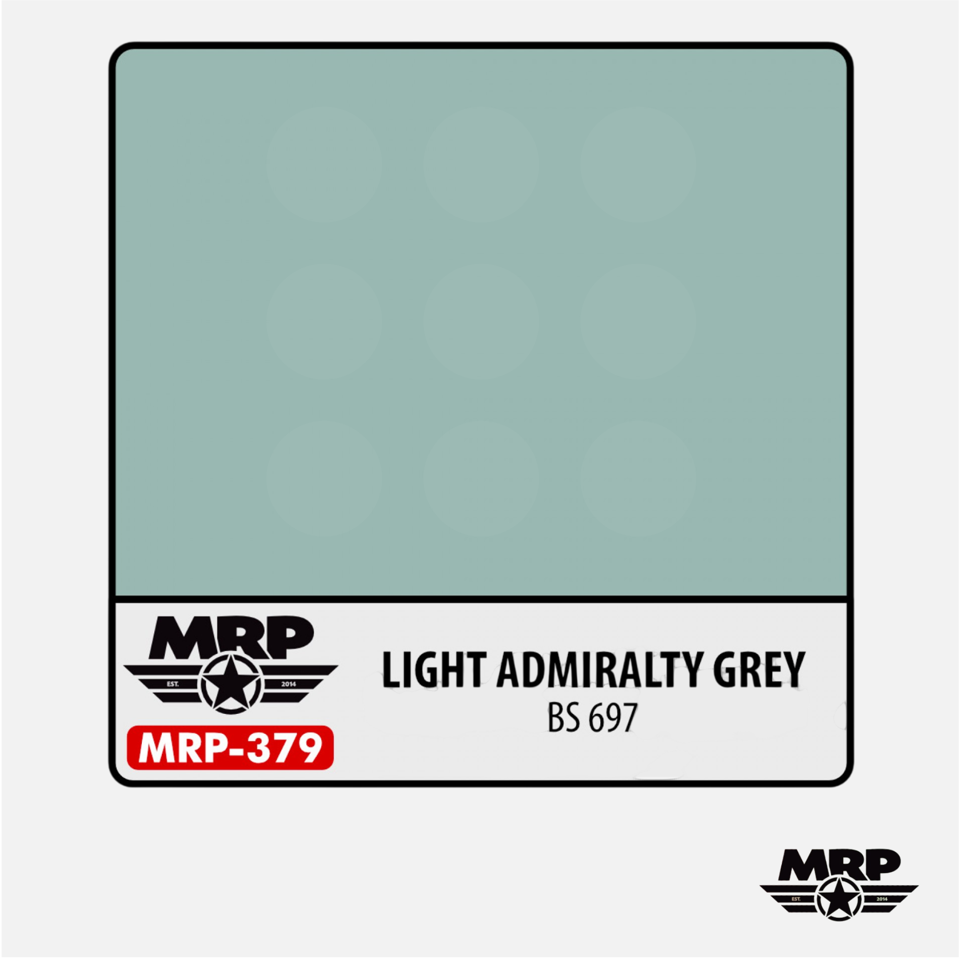 Mr.Paint - Acrylic Lacquer Paint - Light Admiralty Grey BS 697 - MRP-379 - Gothaforce