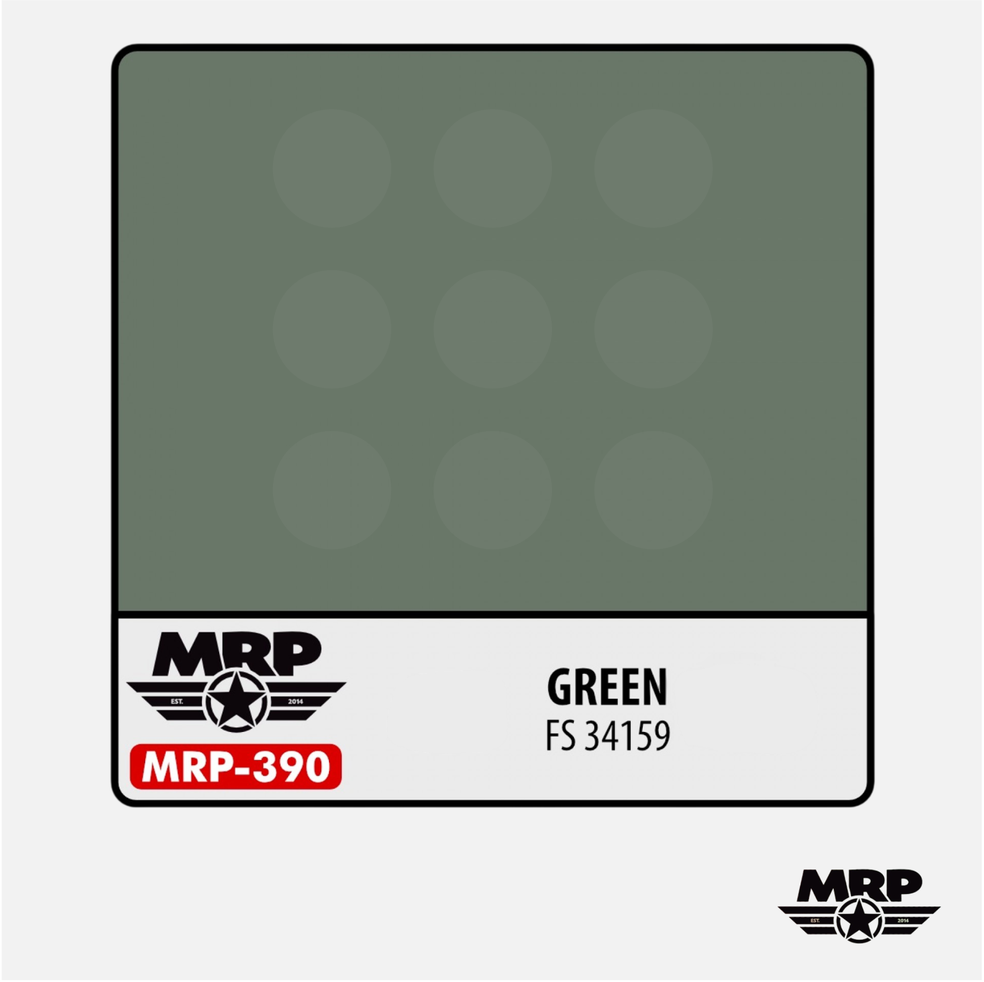 Mr.Paint - Acrylic Lacquer Paint - Green FS 34159 - MRP-390 - Gothaforce