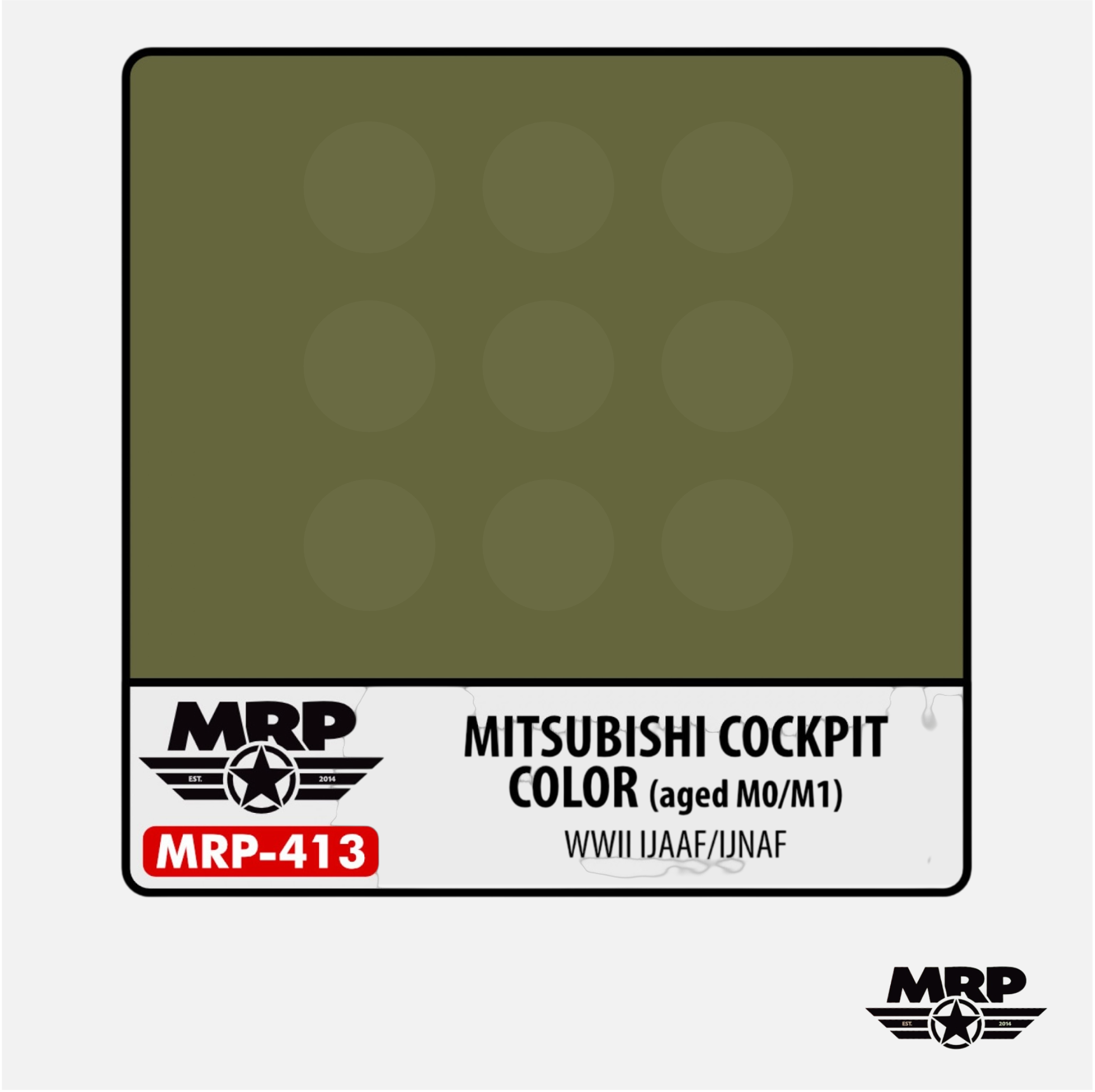 Mr.Paint - Acrylic Lacquer Paint - Mitsubishi Cockpit Color (aged M0/M1) WWII IJAAF/IJNAF - MRP-413 - Gothaforce