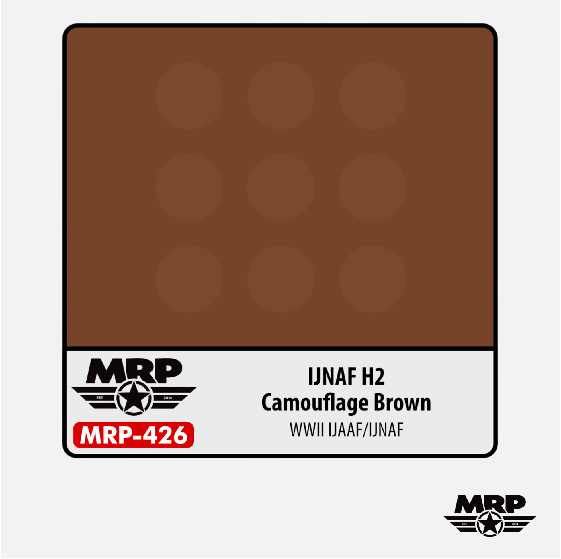 Mr.Paint - Acrylic Lacquer Paint - IJNAF H2 Camouflage Brown WWII IJAAF/IJNAF - MRP-426 - Gothaforce