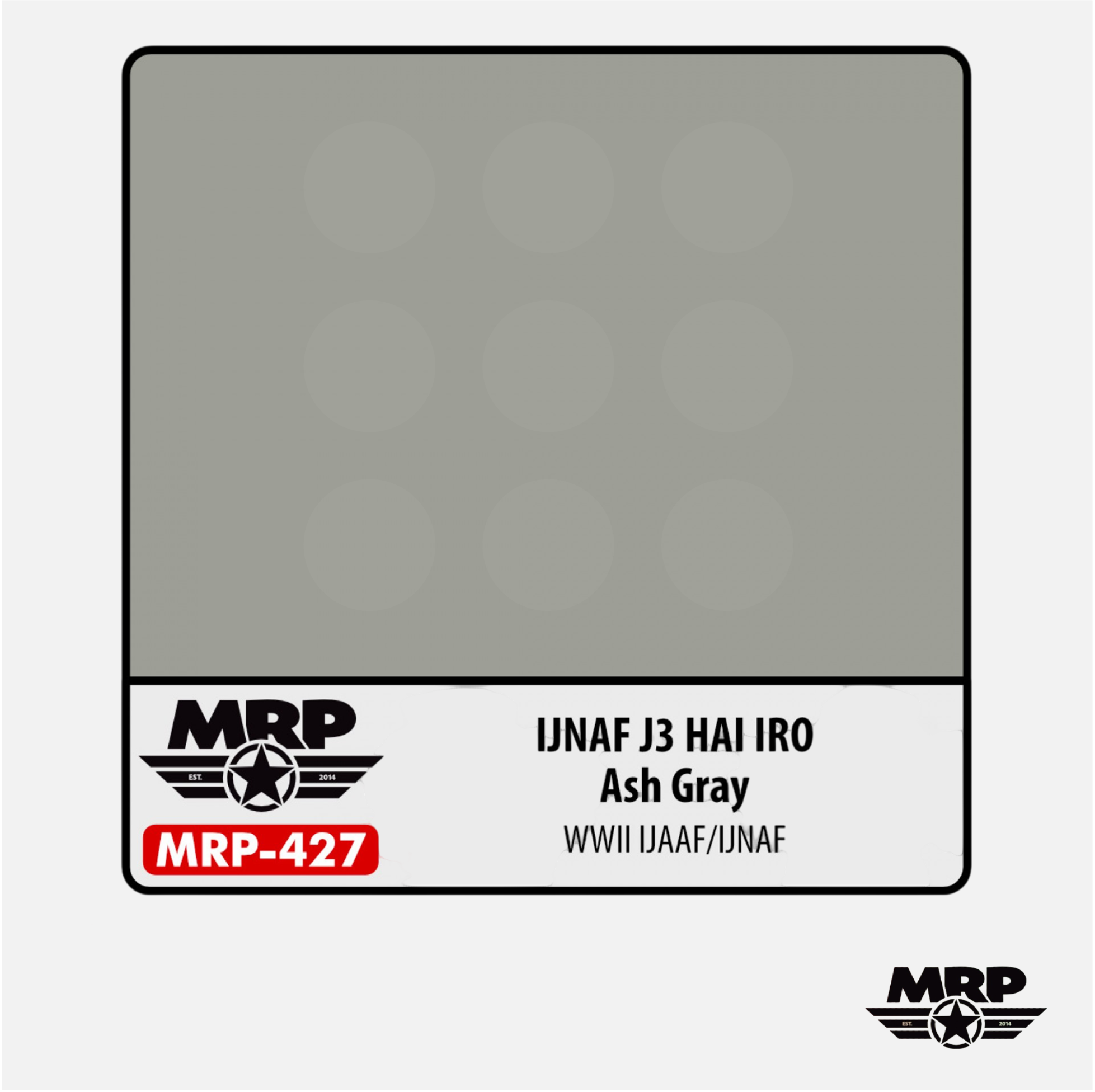 Mr.Paint - Acrylic Lacquer Paint - IJNAF J3 SP Hai IRO Ash Gray WWII IJAAF/IJNAF - MRP-427 - Gothaforce