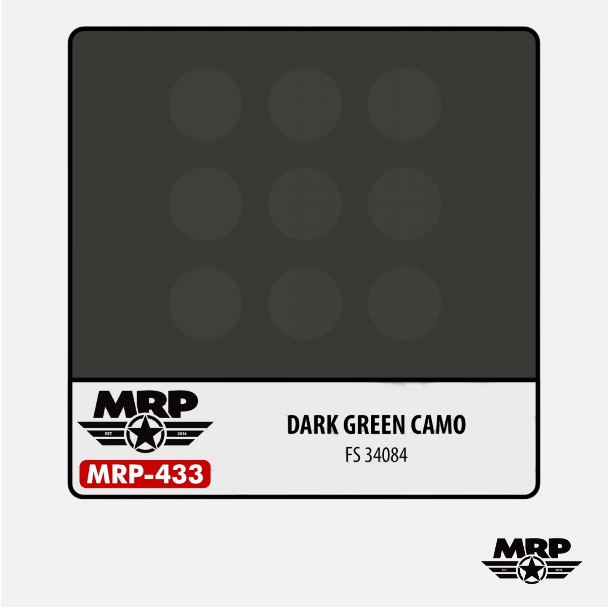 Mr.Paint - Acrylic Lacquer Paint - Dark Green Camo FS 34084 - MRP-433 - Gothaforce