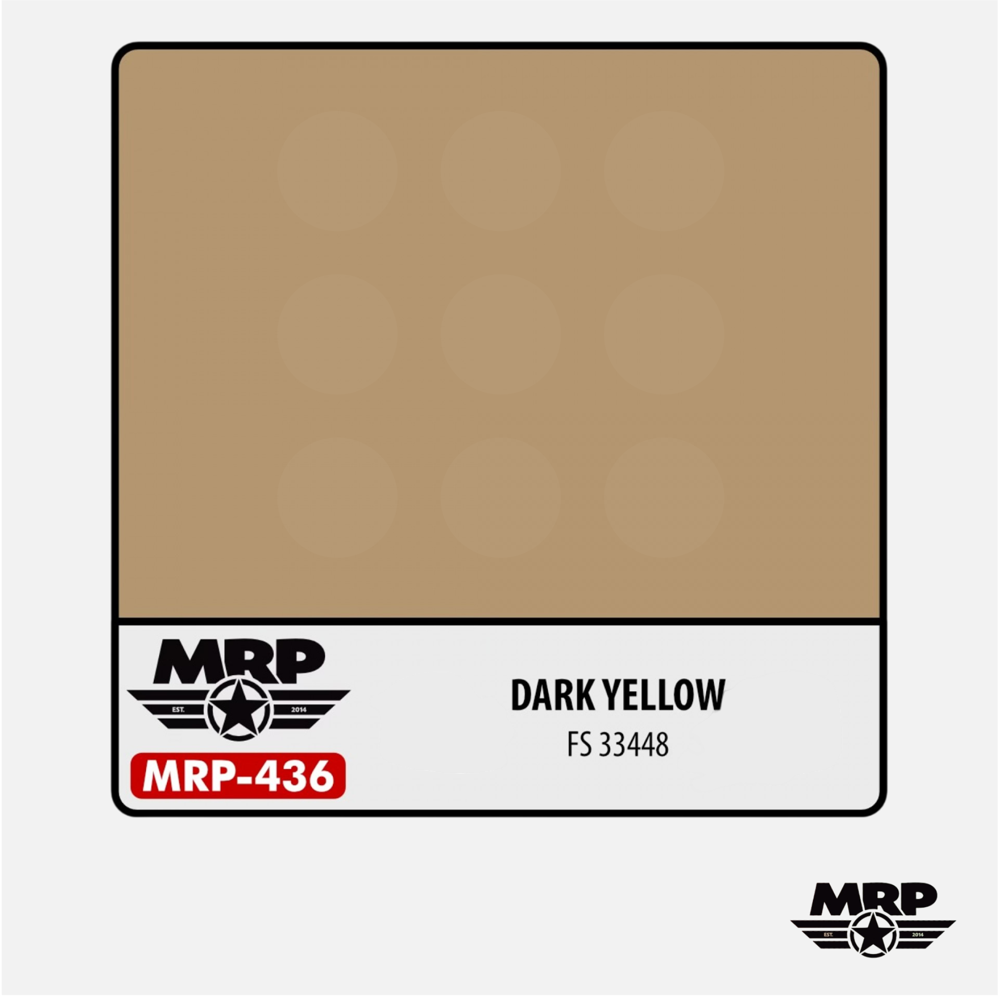 Mr.Paint - Acrylic Lacquer Paint - Dark Yellow FS 33448 - MRP-436 - Gothaforce
