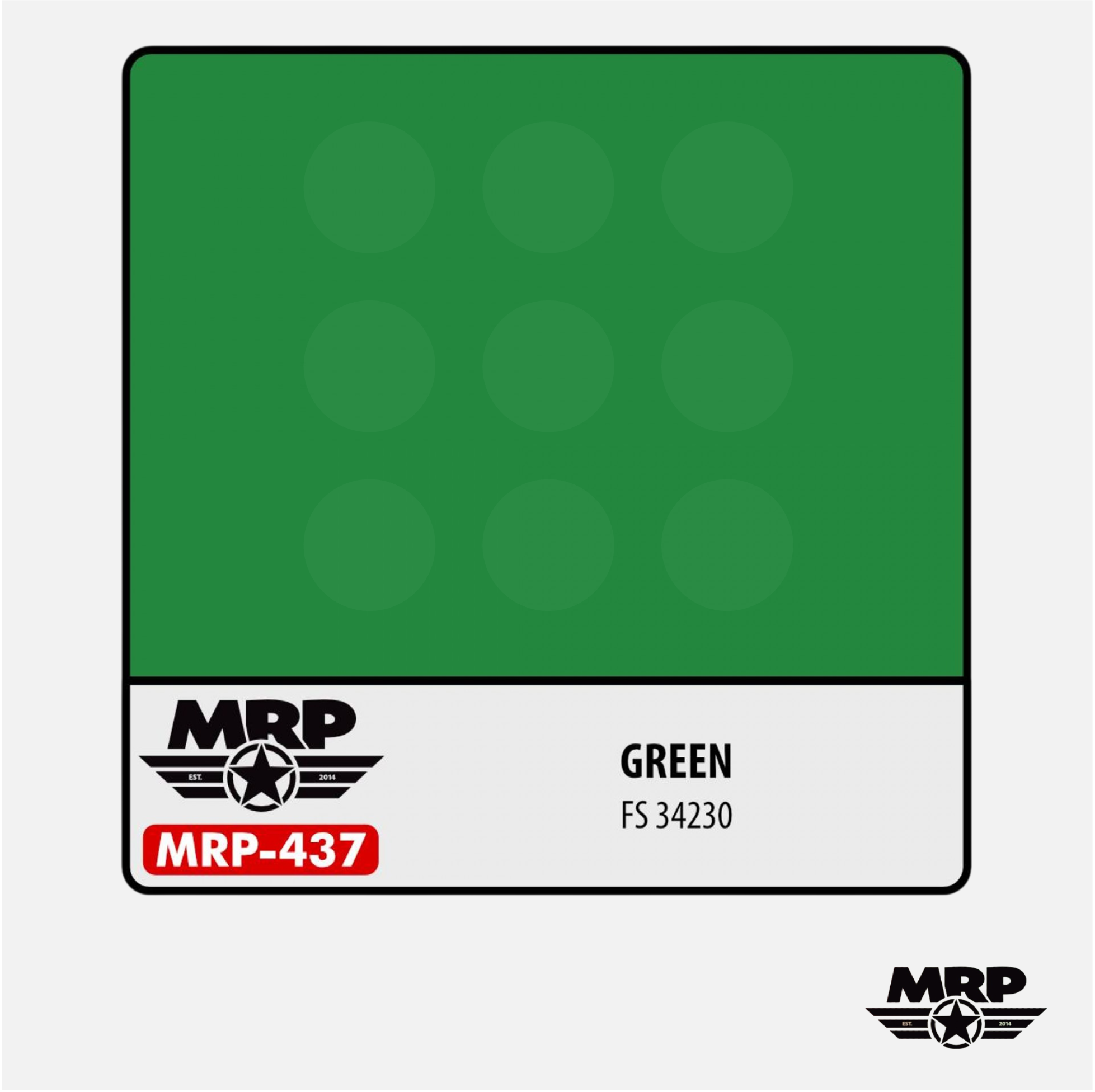 Mr.Paint - Acrylic Lacquer Paint - Green FS 34230 - MRP-437 - Gothaforce