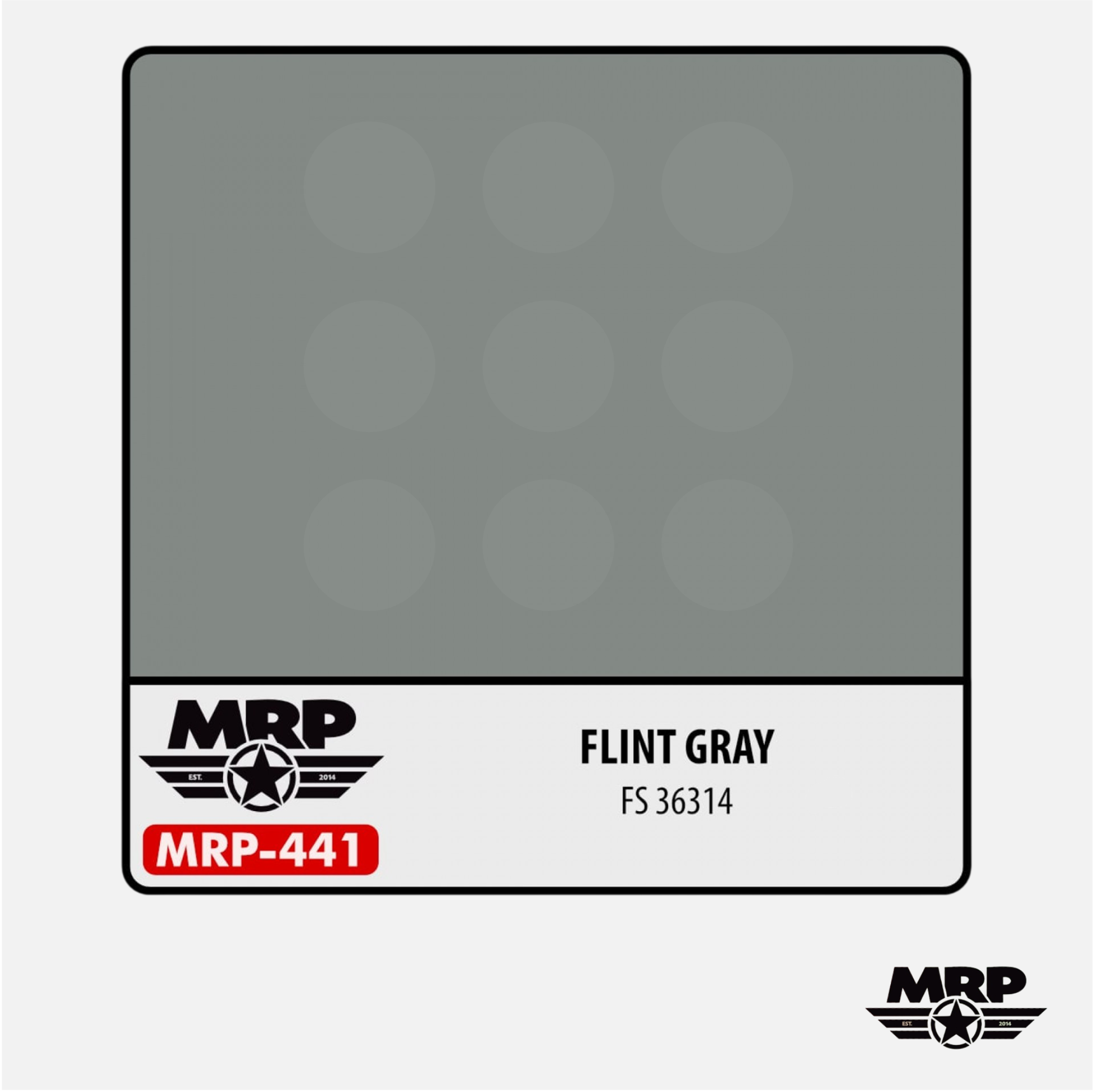 Mr.Paint - Acrylic Lacquer Paint - Flint Gray FS 36314 - MRP-441 - Gothaforce