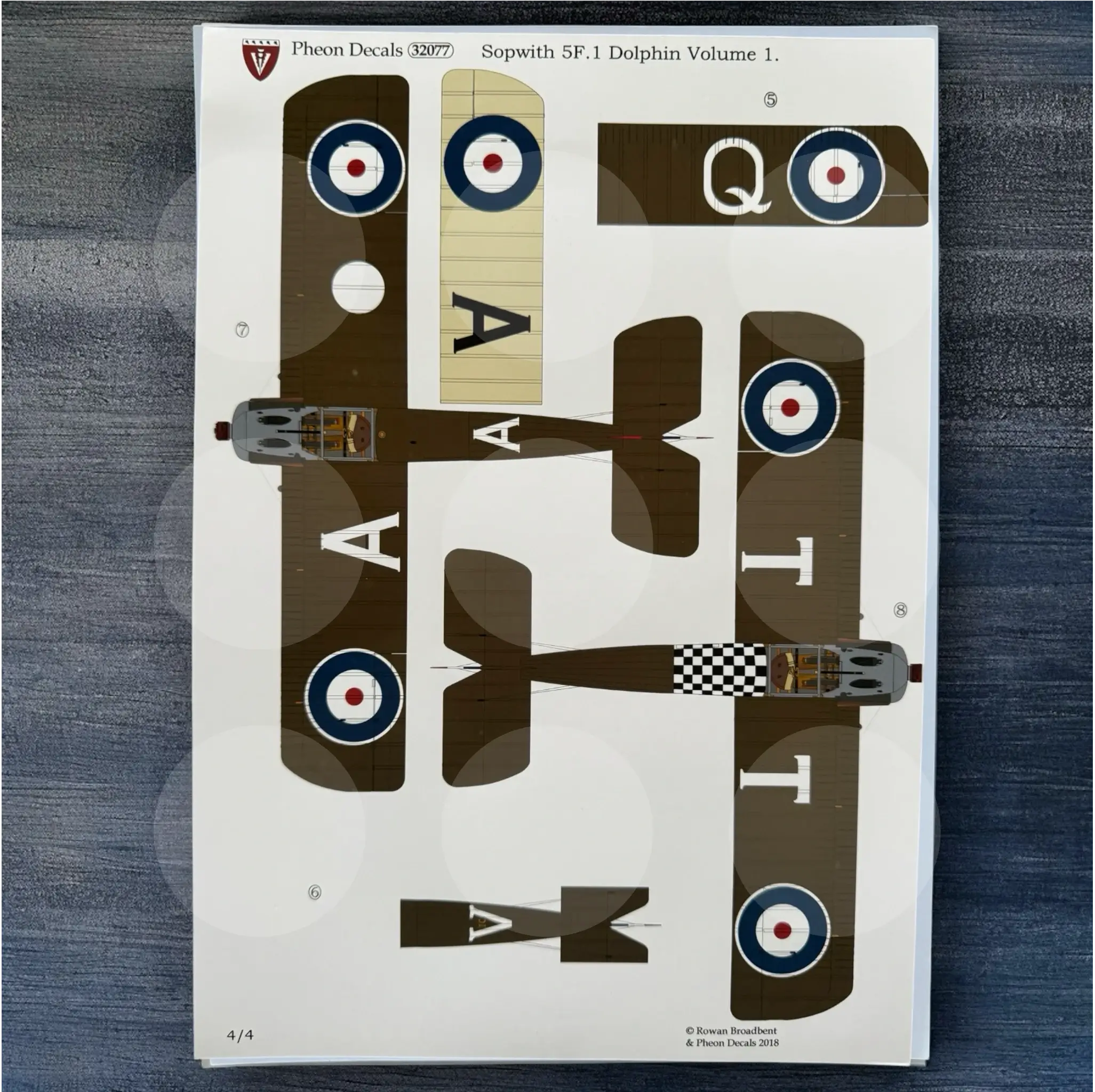 1/32 Sopwith 5.F1 Dolphin Volume 1