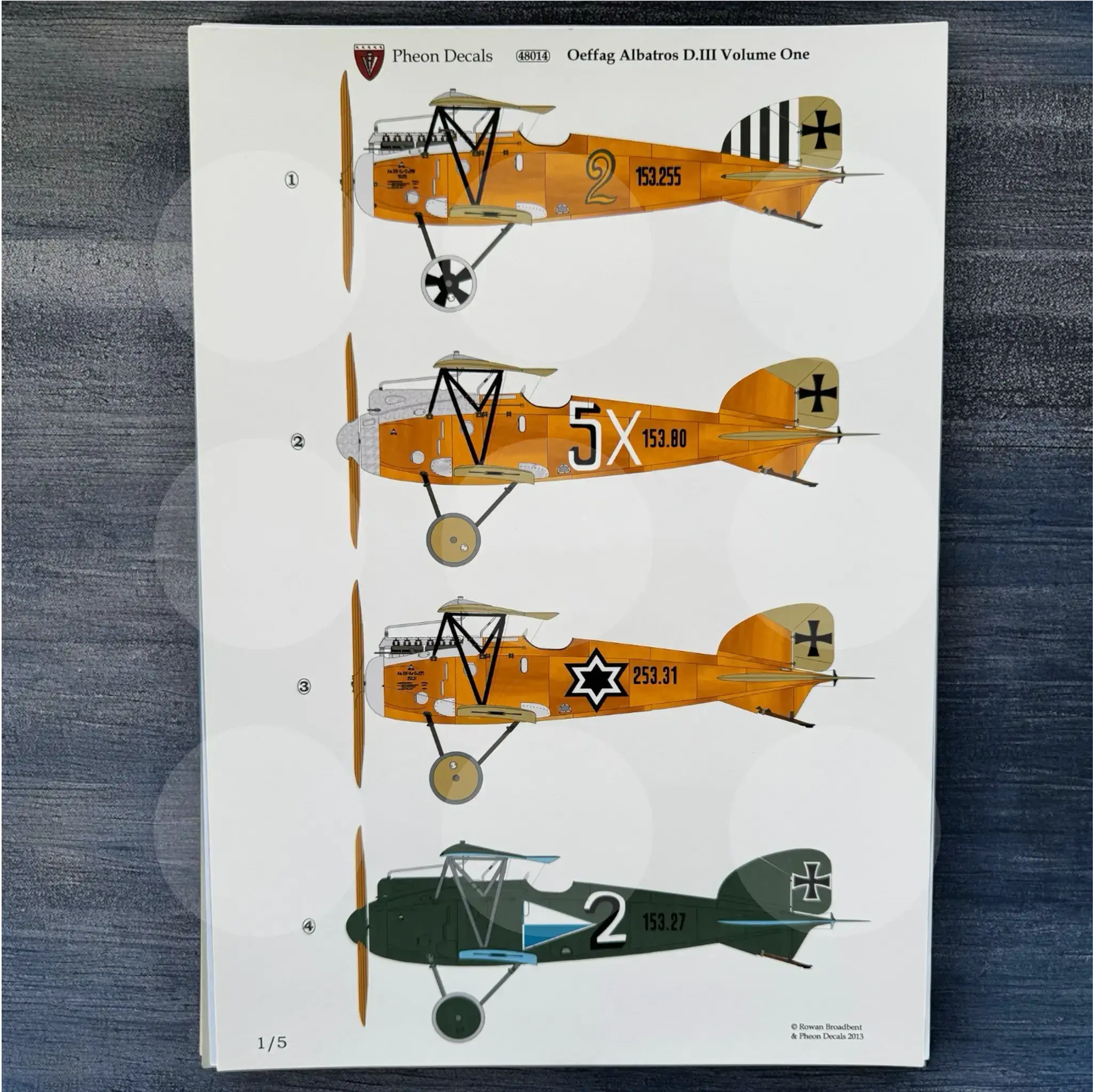 1/48 Albatros D.III Oeffag Volume 1