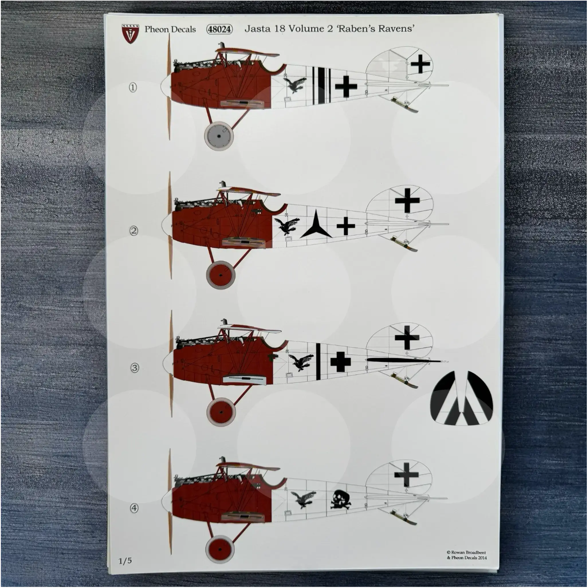 1/48 Jasta 18 Volume 2 Raben's Ravens