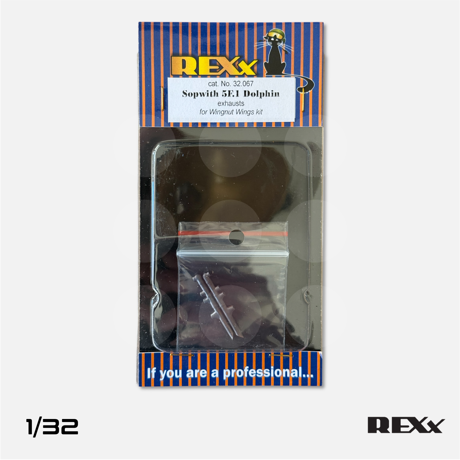 REXx Exhausts - Sopwith 5.F1 double exhausts for Wingnut Wings - 1/32 scale - REXX-32067 - Gothaforce