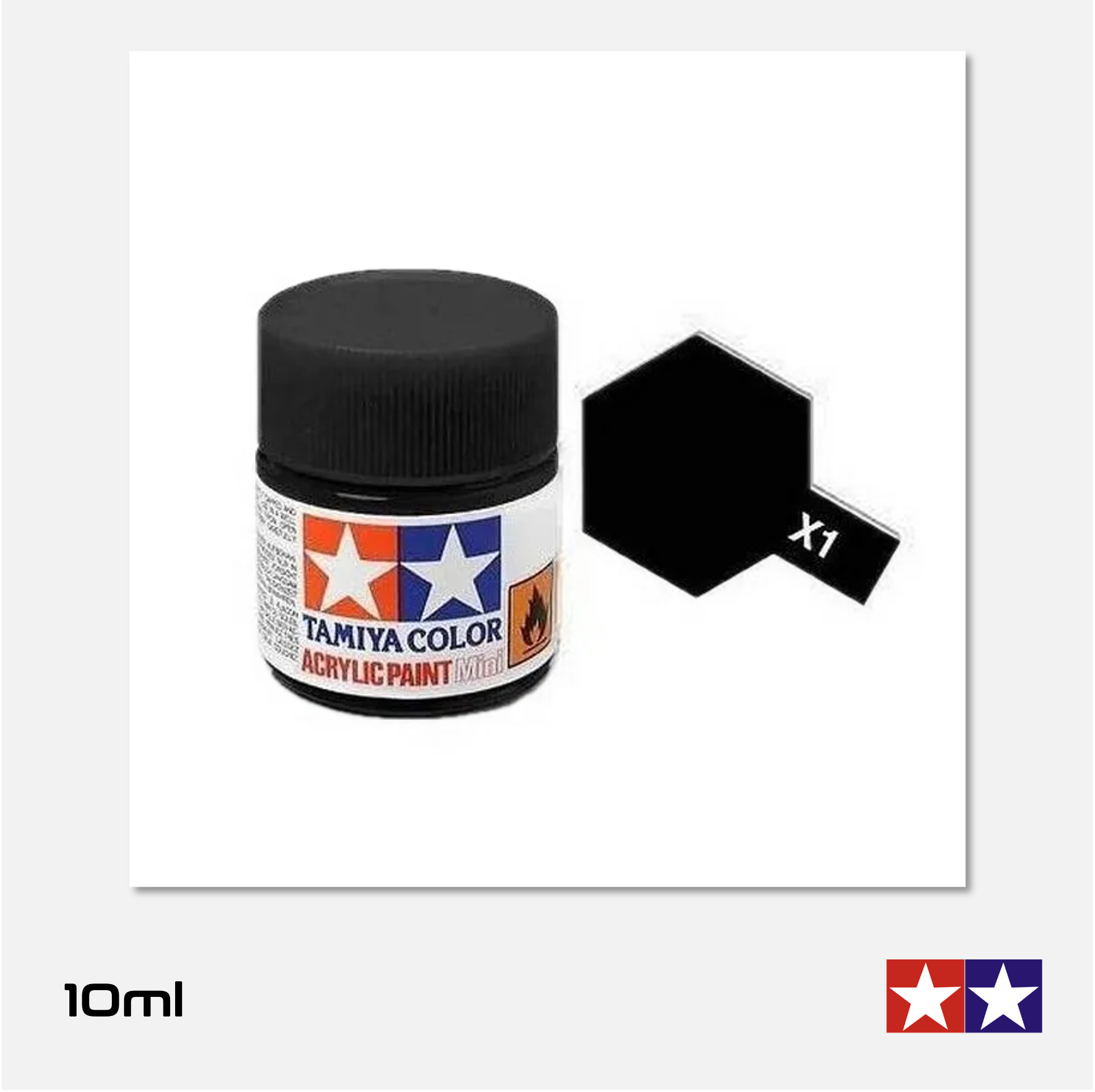 Tamiya Acrylics Mini - X1 Gloss Black
