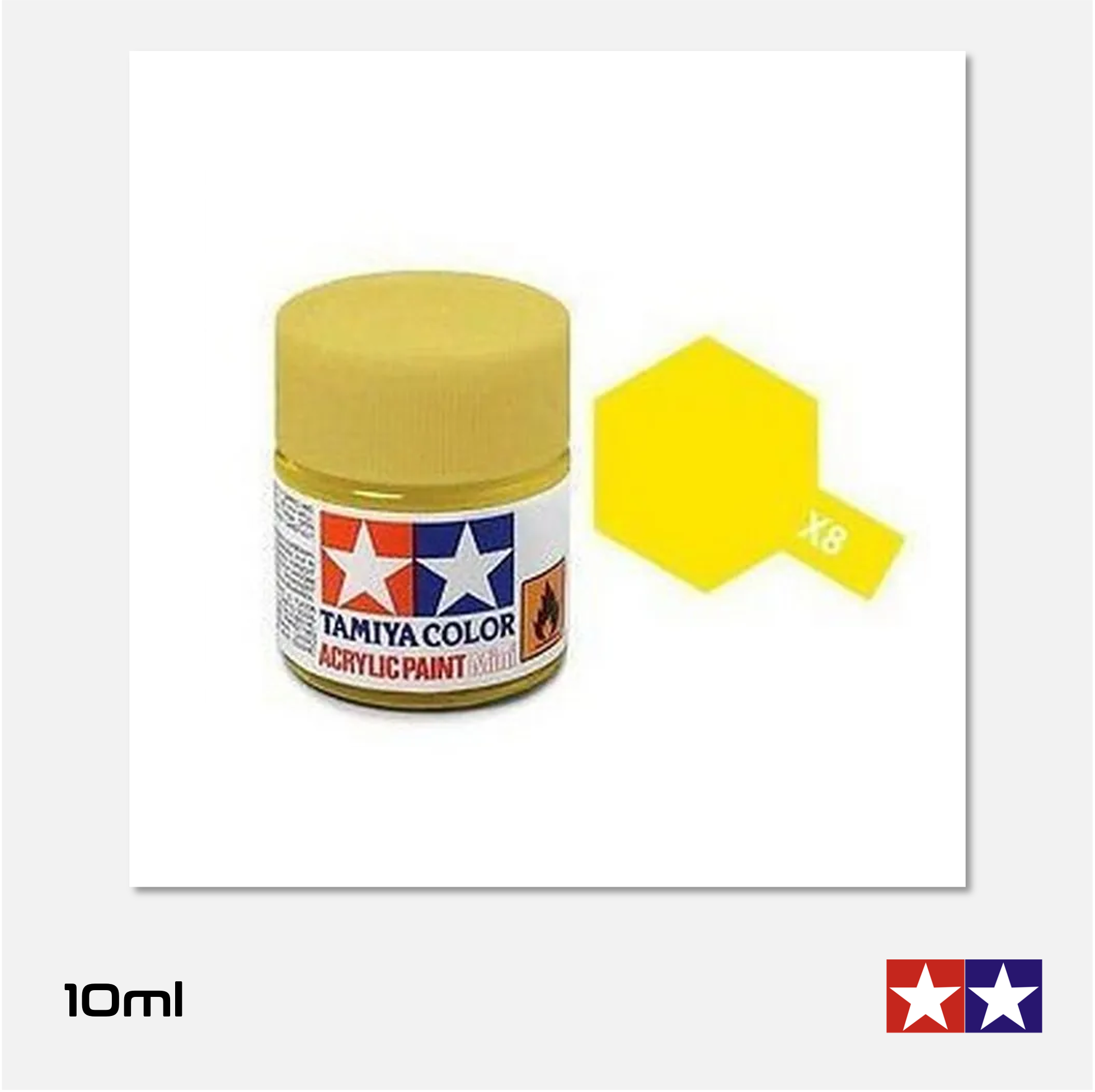 Tamiya Acrylics Mini - X8 Gloss Lemon Yellow