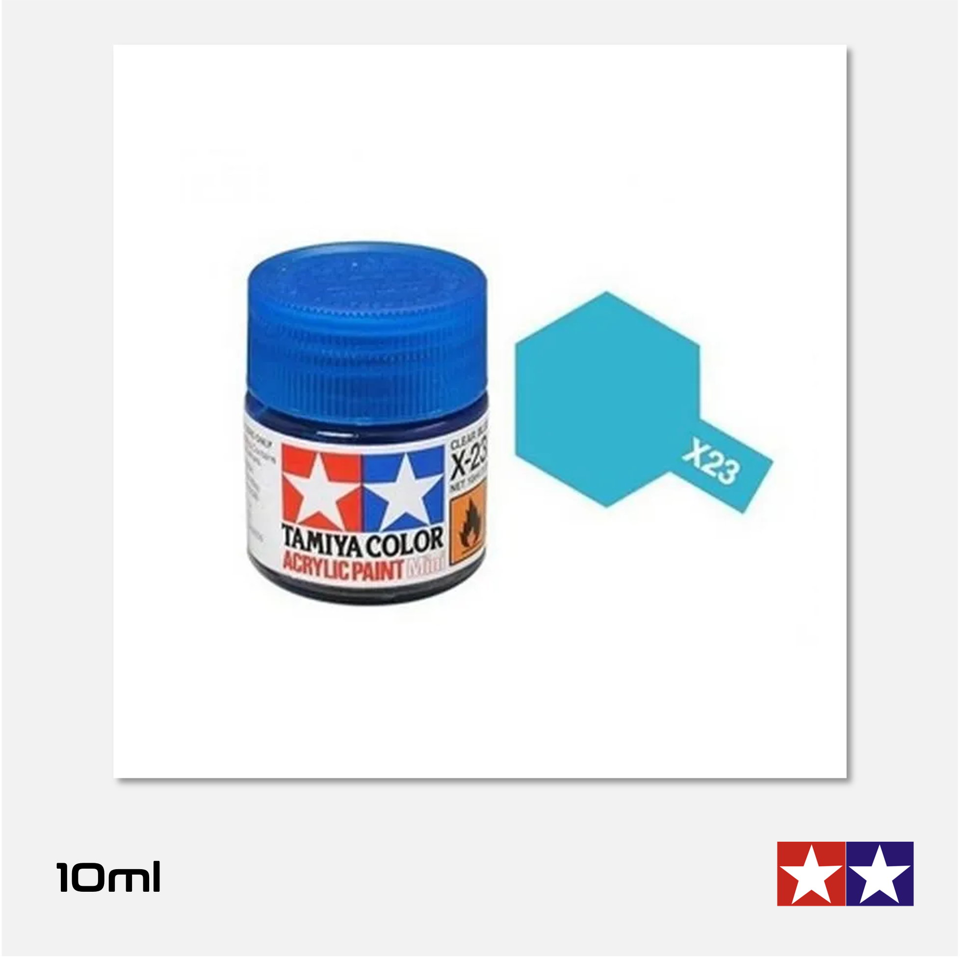 Tamiya Acrylics Mini - X23 Gloss Clear Blue