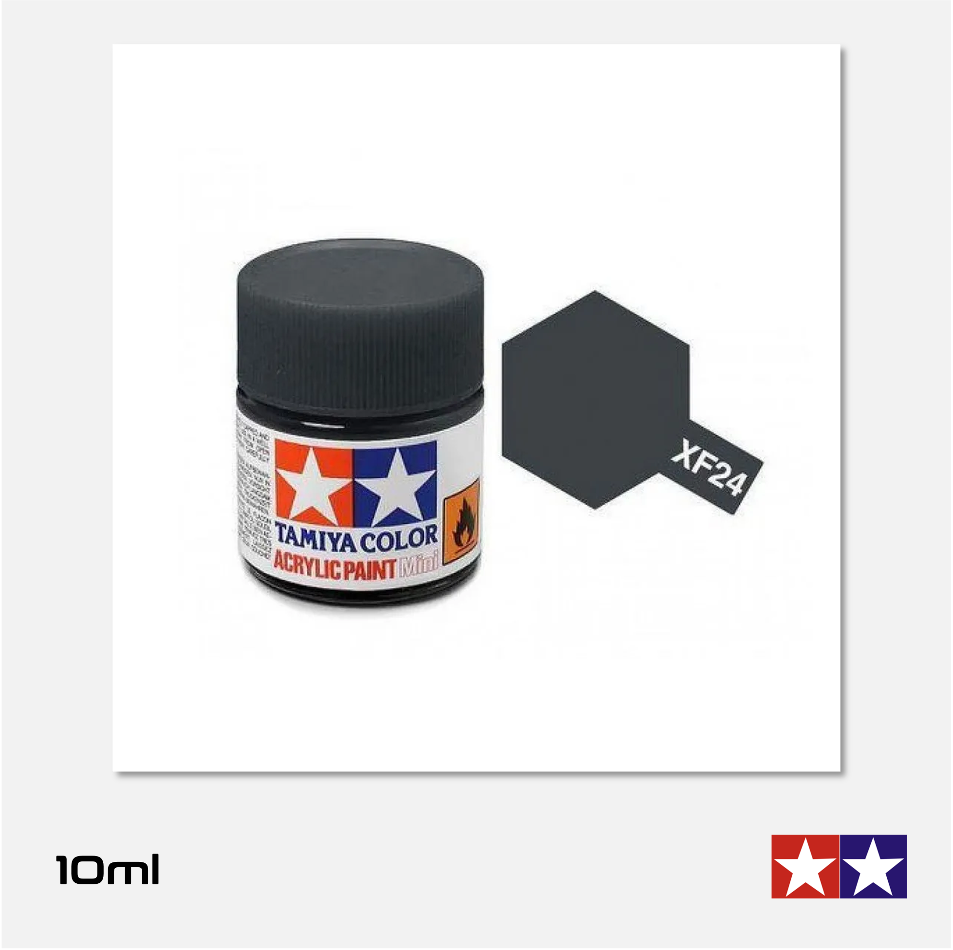 Tamiya - Acrylic Paint Mini - XF-24 Flat Dark Grey - 81724 - Gothaforce