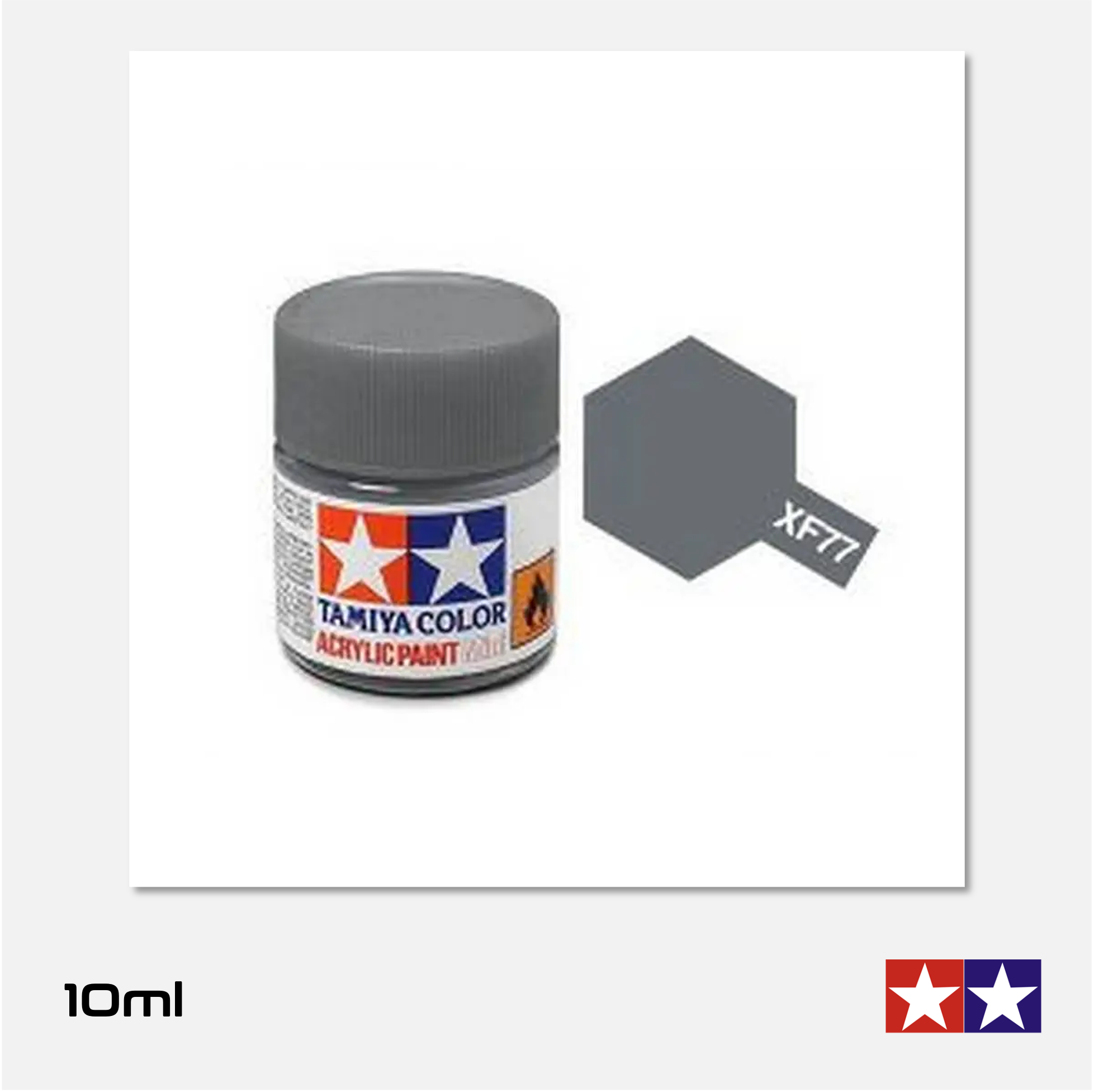 Tamiya Acrylics Mini - XF77 Flat IJN Gray (Sasebo Arsenal)