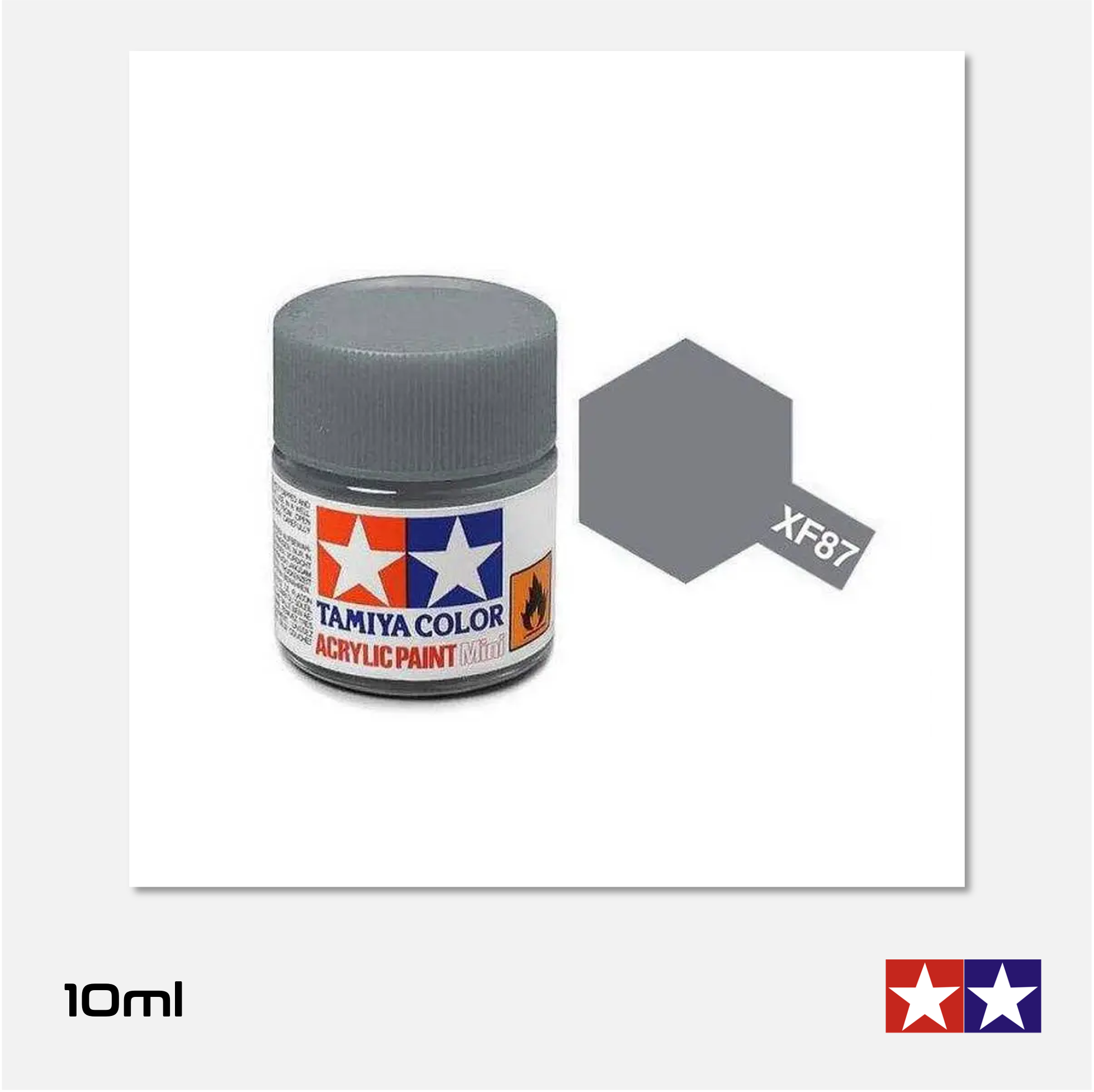 Tamiya Acrylics Mini - XF87 Flat IJN Gray (Maizuru Arsenal)
