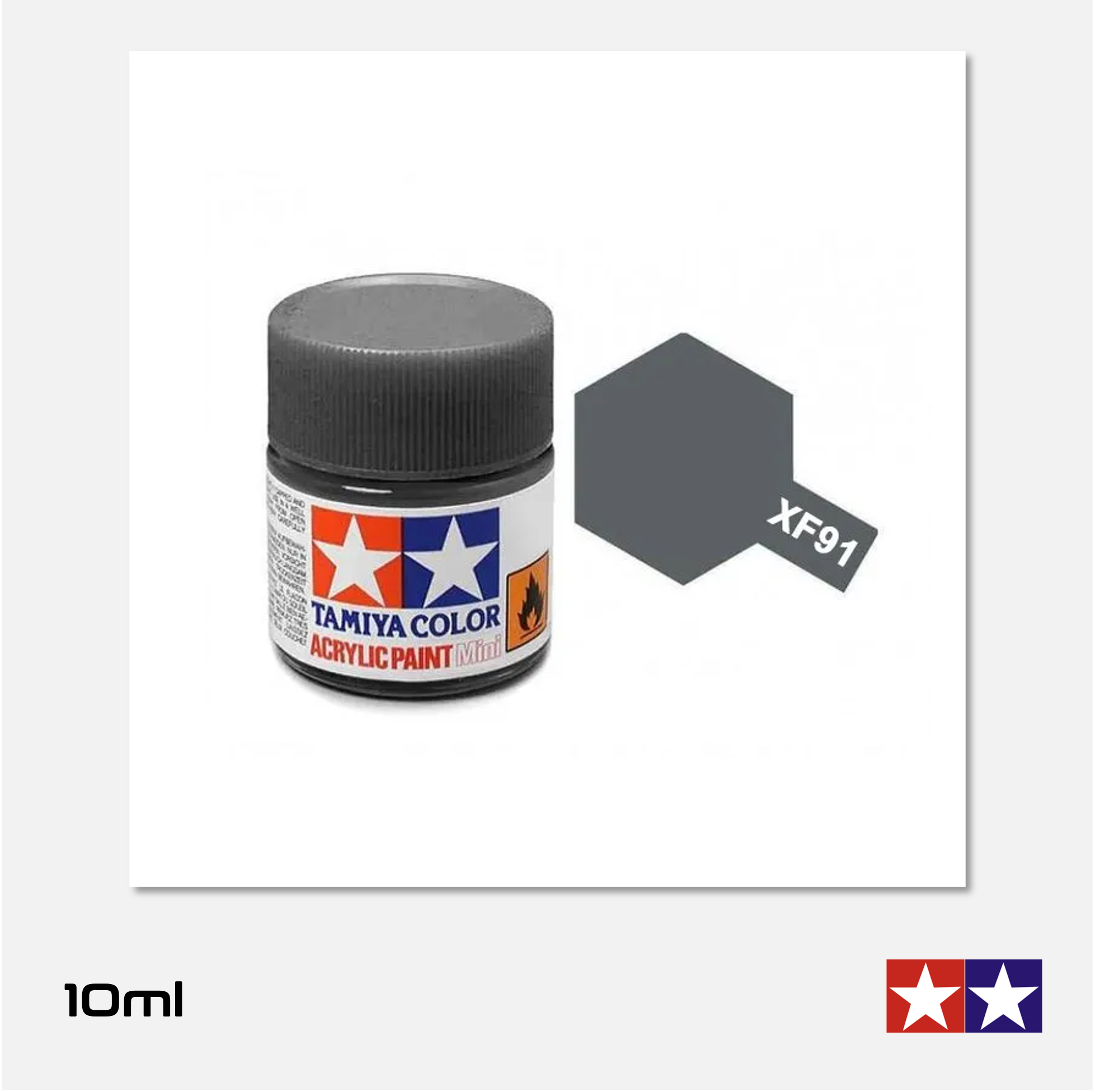 Tamiya Acrylics Mini - XF91 Flat IJN Gray (Ikosuka Arsenal)