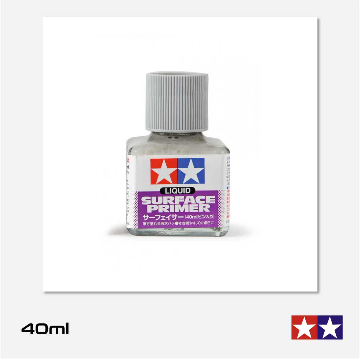 Tamiya Liquid Surface Primer - Gray (40ml)