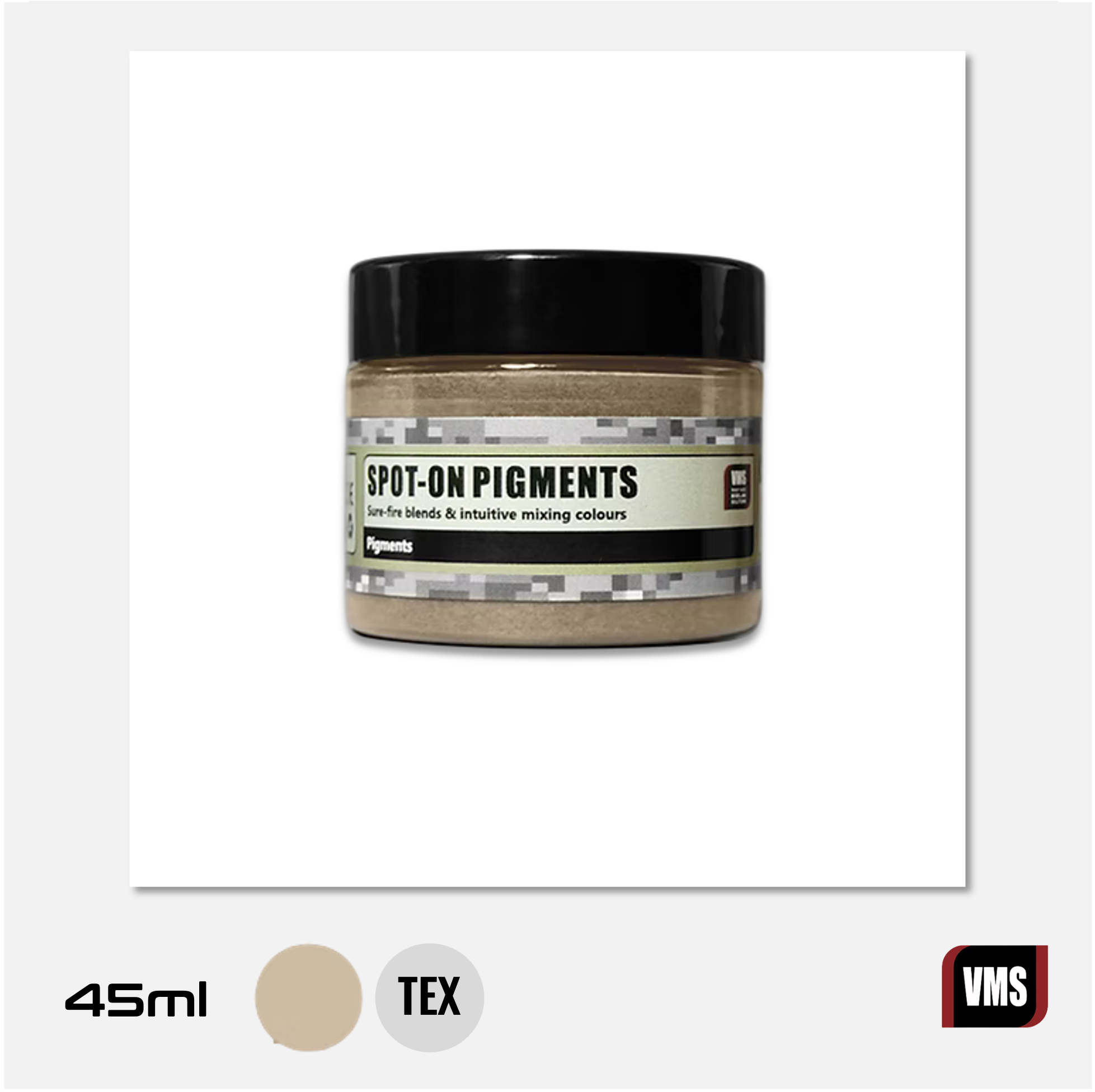 VMS - Spot-On Pigments N° 2 - Light Earth (textured) - VMS.P02 - Gothaforce