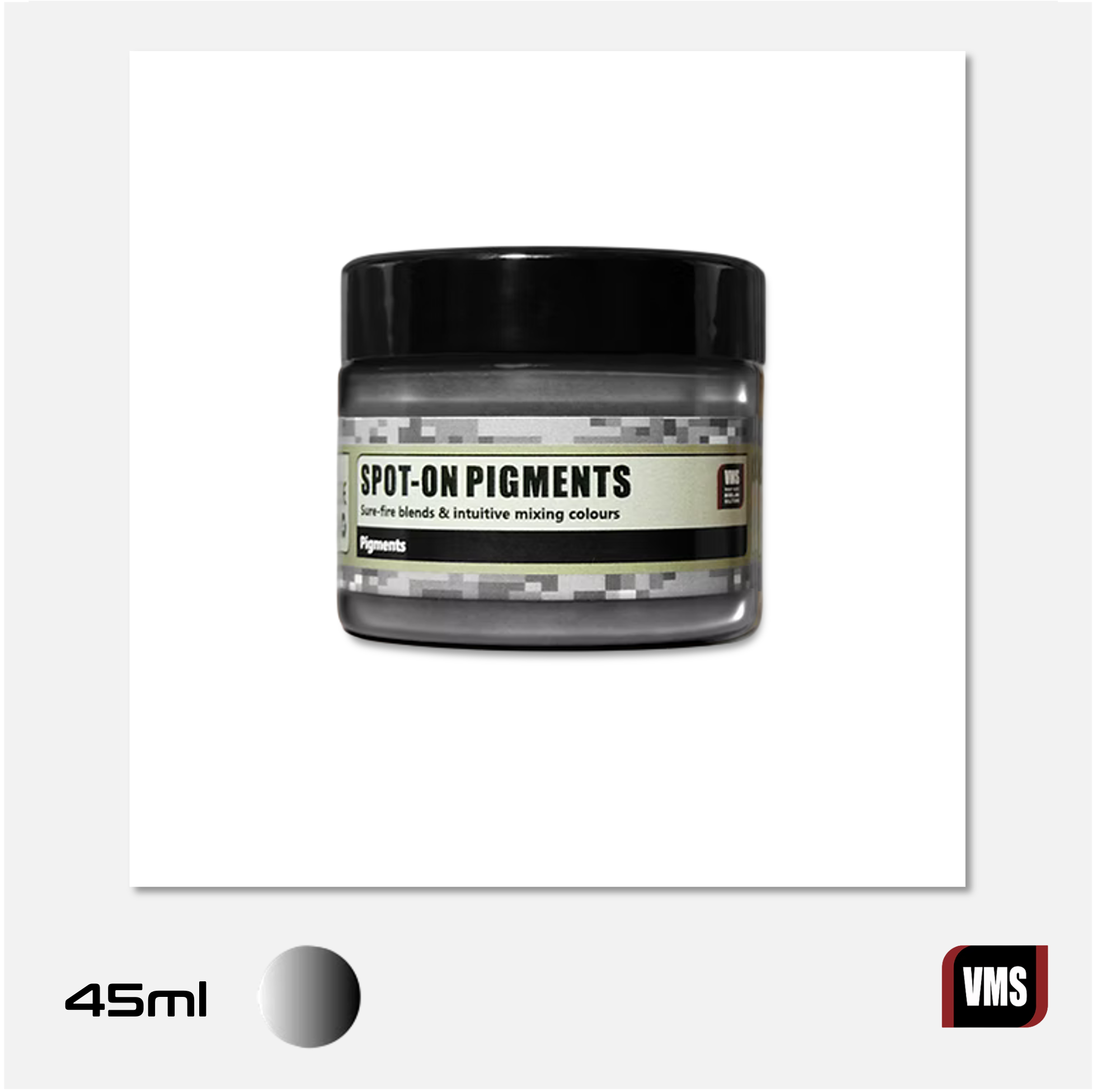 Spot-On Pigment N°25 - Black Steel Metallic