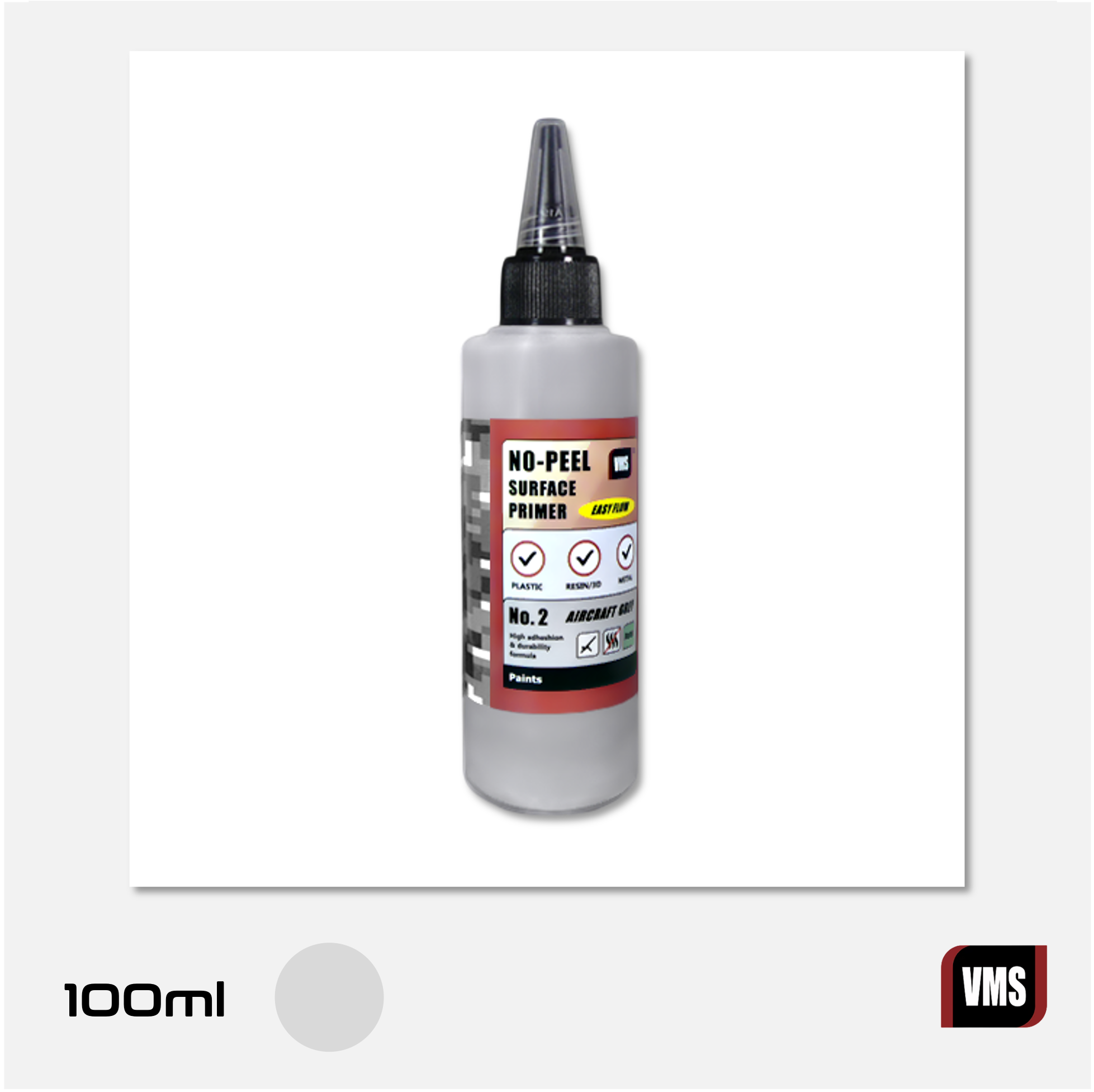 No-Peel Primer N°2 - Aircraft Light Grey