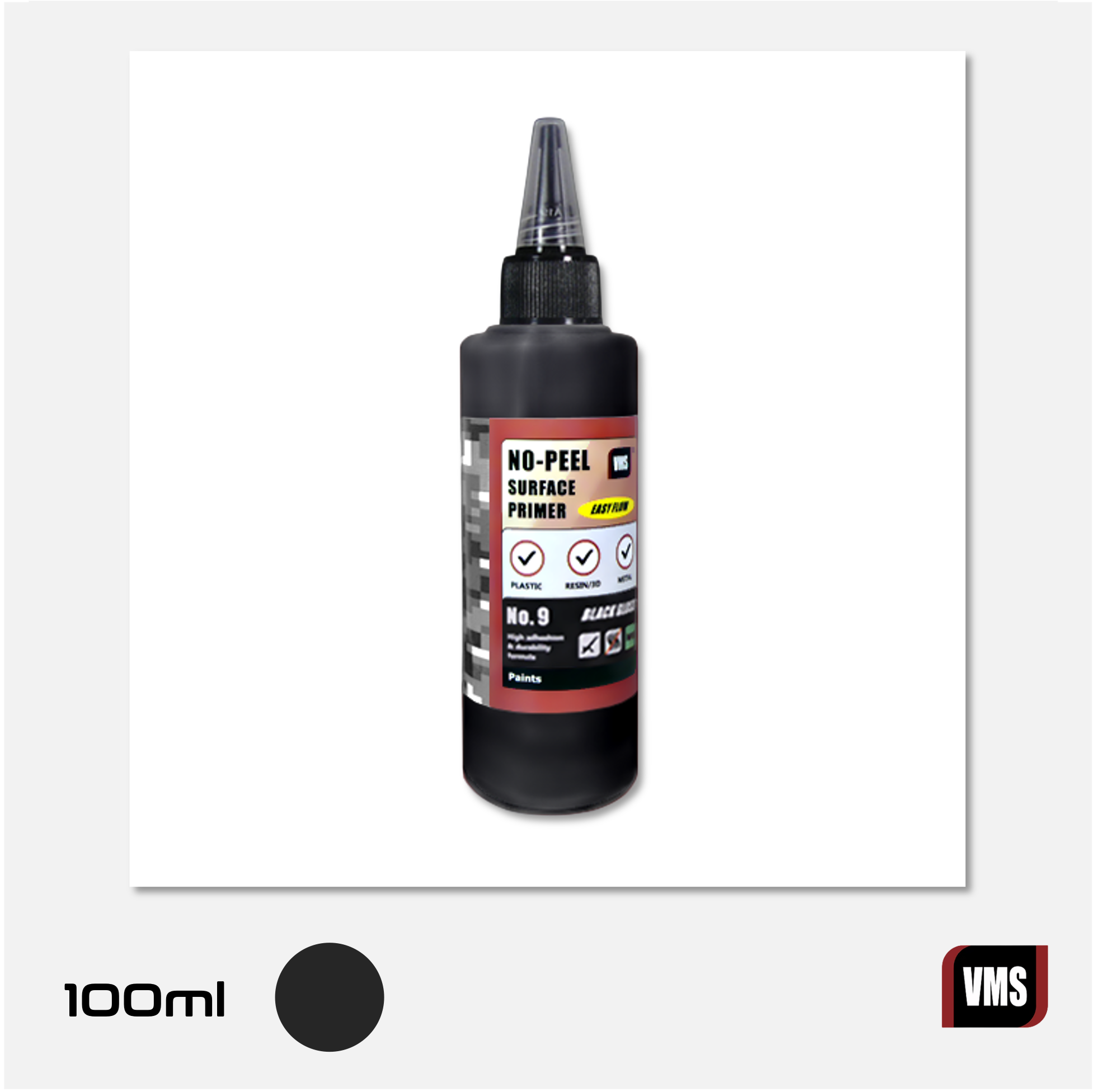 No-Peel Primer N°9 - Black Gloss