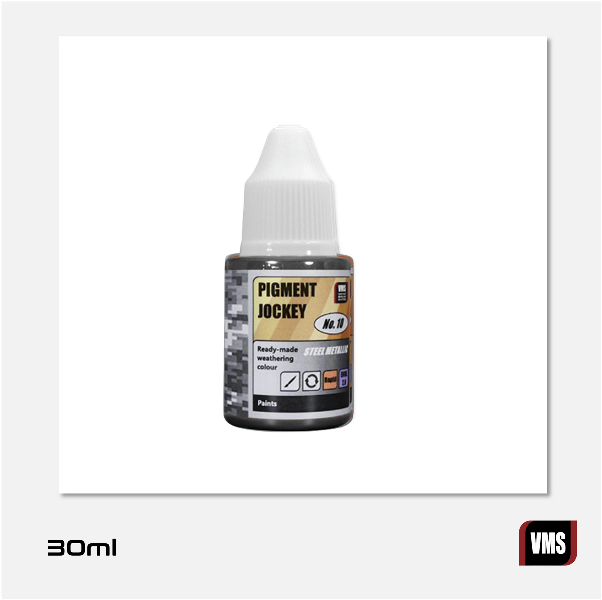 Pigment Jockey - N°10 Steel Metallic