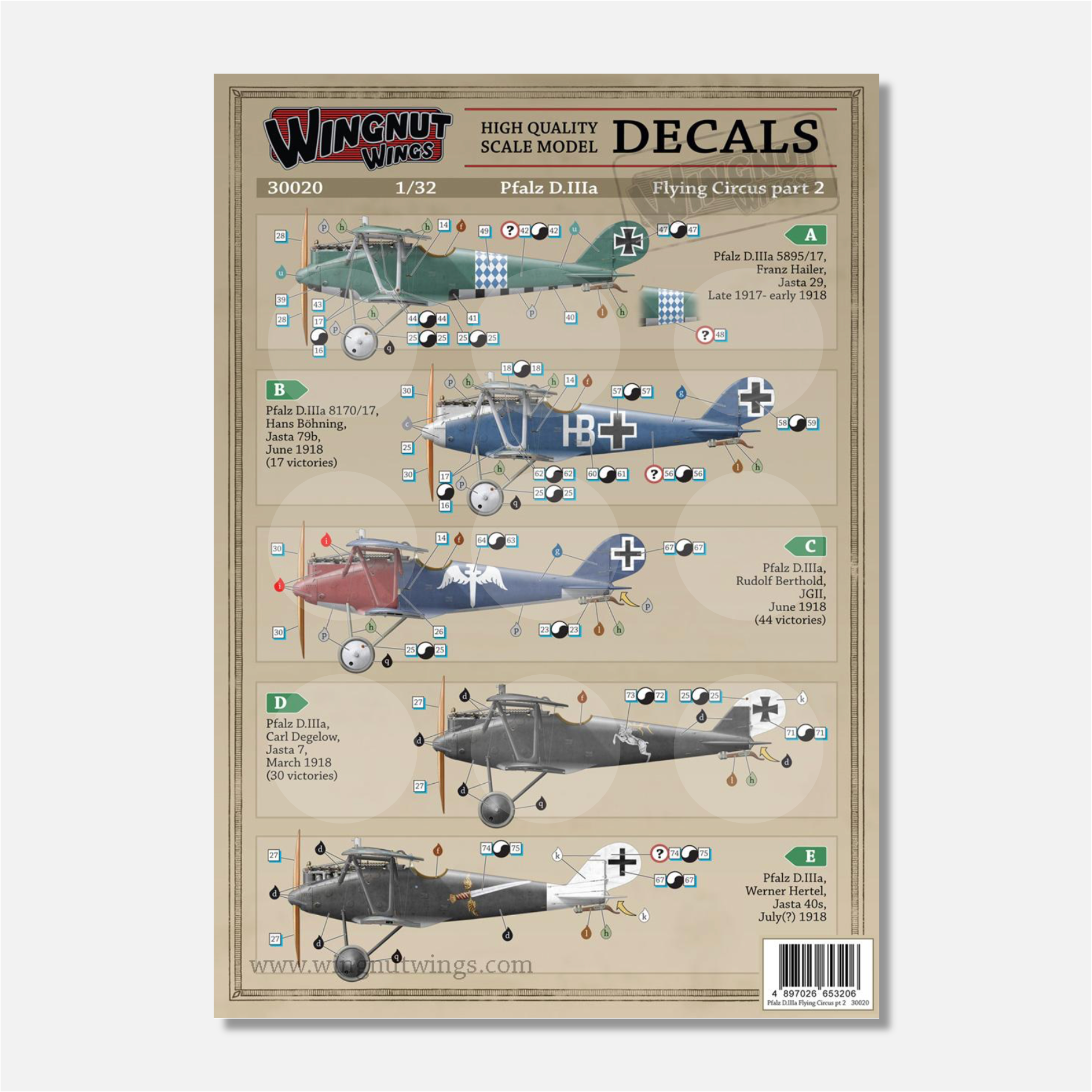 1/32 Pfalz D.IIIa Flying Circus 2