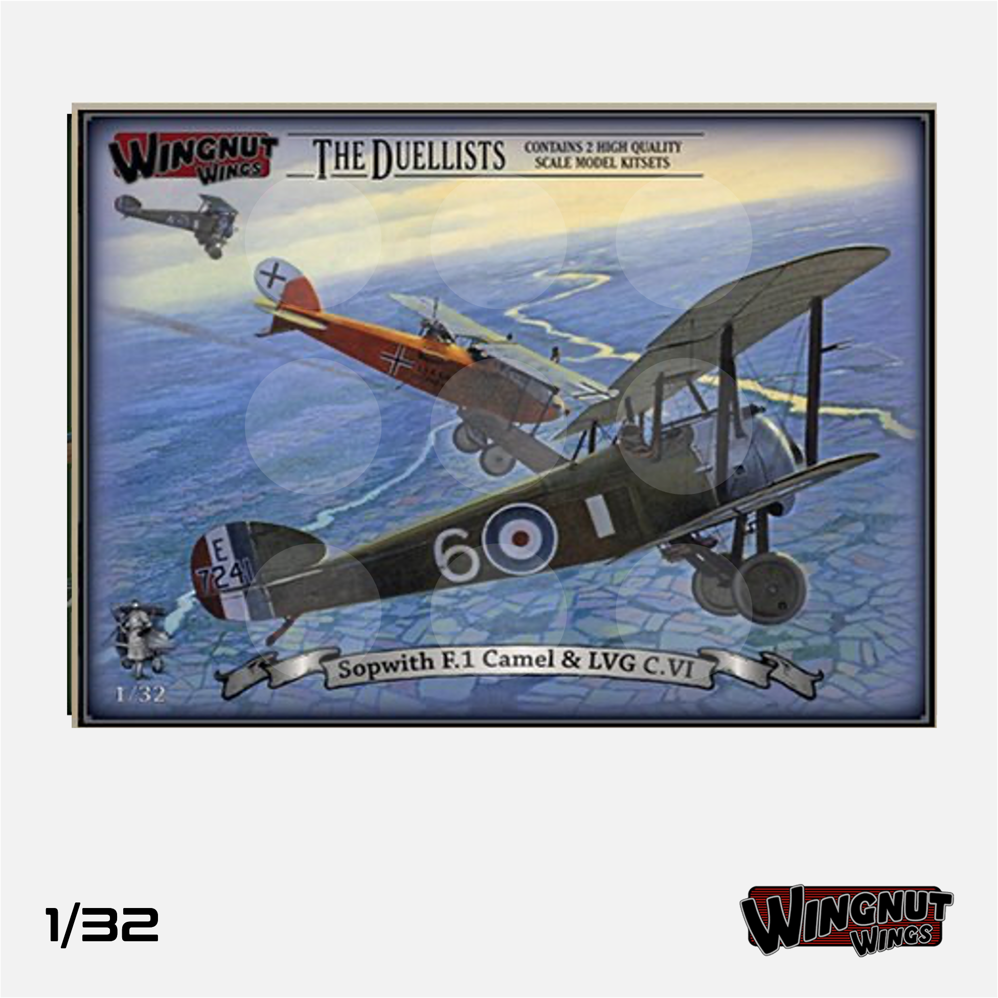 1/32 Wingnut Wings - Duellists Sopwith F.1 Camel - LVG C.VI