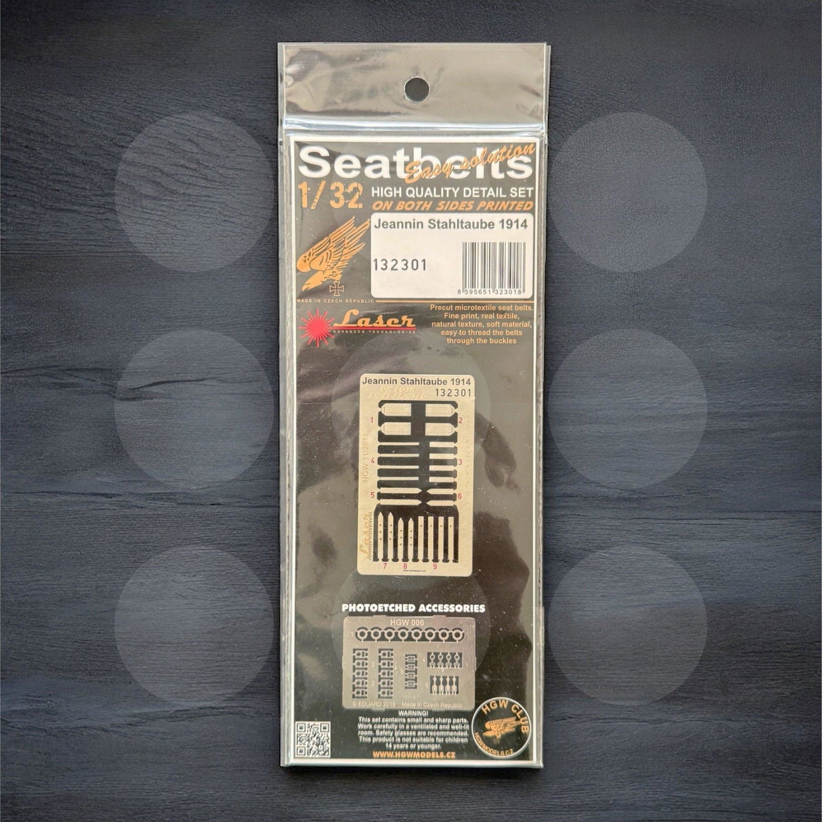 1/32 Double-sided Seatbelts Jeannin Stahltaube - Gothaforce
