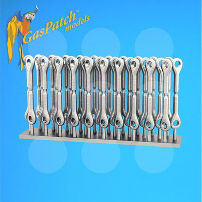 1/48 Metal Turnbuckles Anchor Points - Gothaforce
