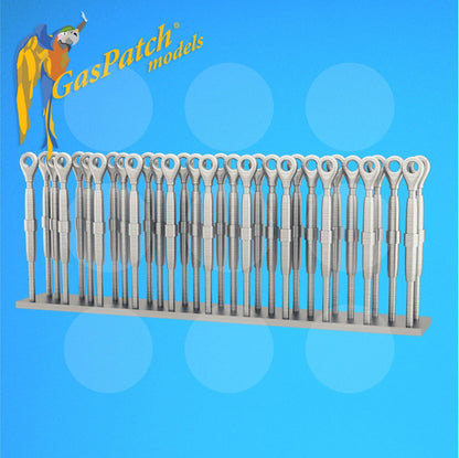 1/48 Metal Turnbuckles Type One End - Gothaforce