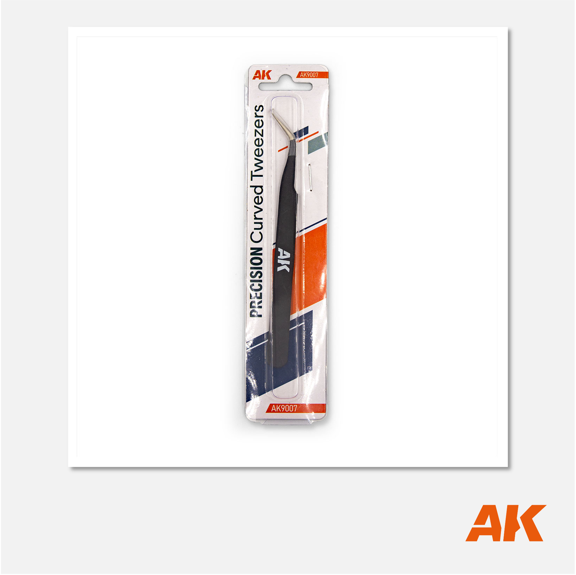 AK Precision Curved Tweezers