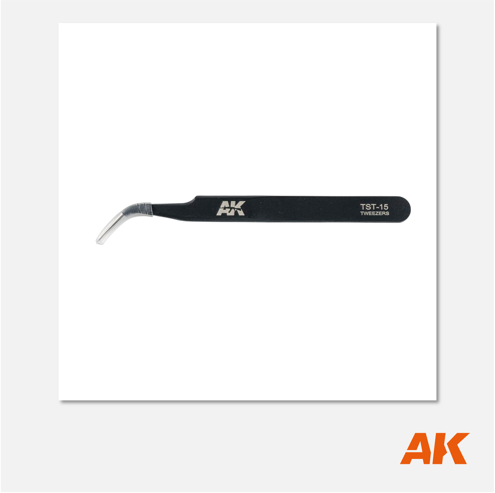 AK Precision Curved Tweezers