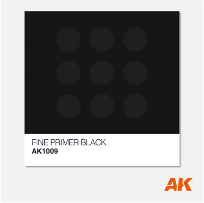 AK Fine Primer Black Spray 400ml (2 nozzles)