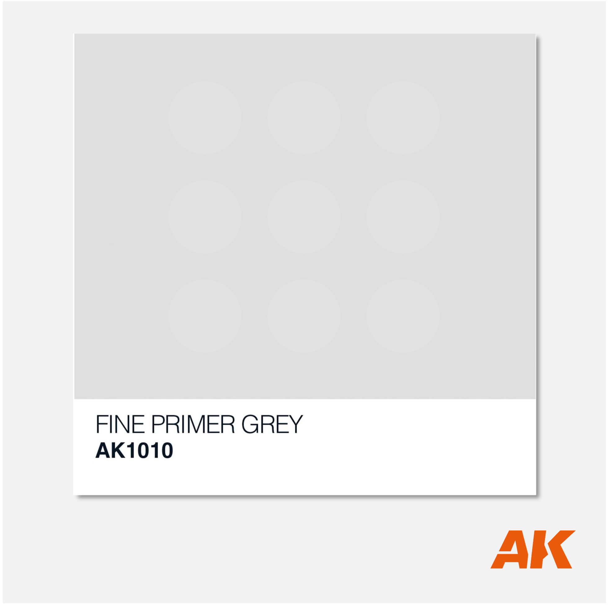 AK Fine Primer Grey Spray 400ml (2 nozzles)