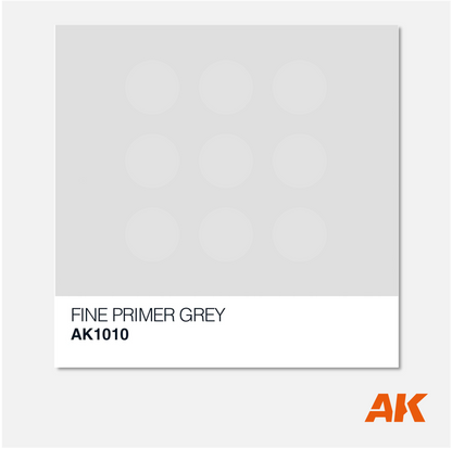 AK Fine Primer Grey Spray 400ml (2 nozzles)