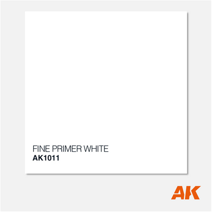 AK Fine Primer White Spray 400ml (2 nozzles)