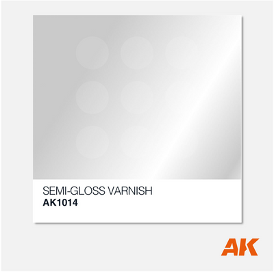 AK Semi-Gloss Varnish Spray 400ml (2 nozzles)