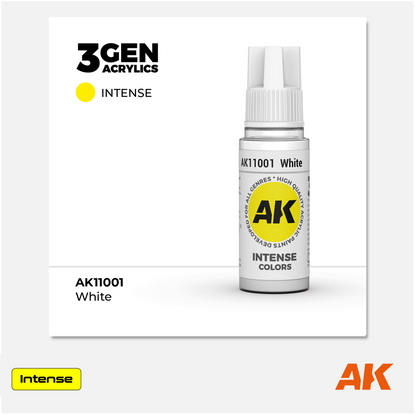AK Interactive - 3Gen Acrylics Paint - White Intense - AK11001 - Gothaforce