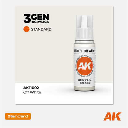 AK Interactive - 3Gen Acrylics Paint - Offwhite - AK11002 - Gothaforce