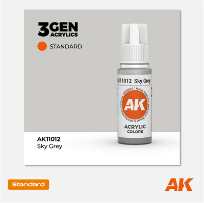 AK Interactive - 3Gen Acrylics Paint - Sky Grey - AK11012 - Gothaforce