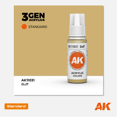 AK Interactive - 3Gen Acrylics Paint - Buff - AK11031 - Gothaforce
