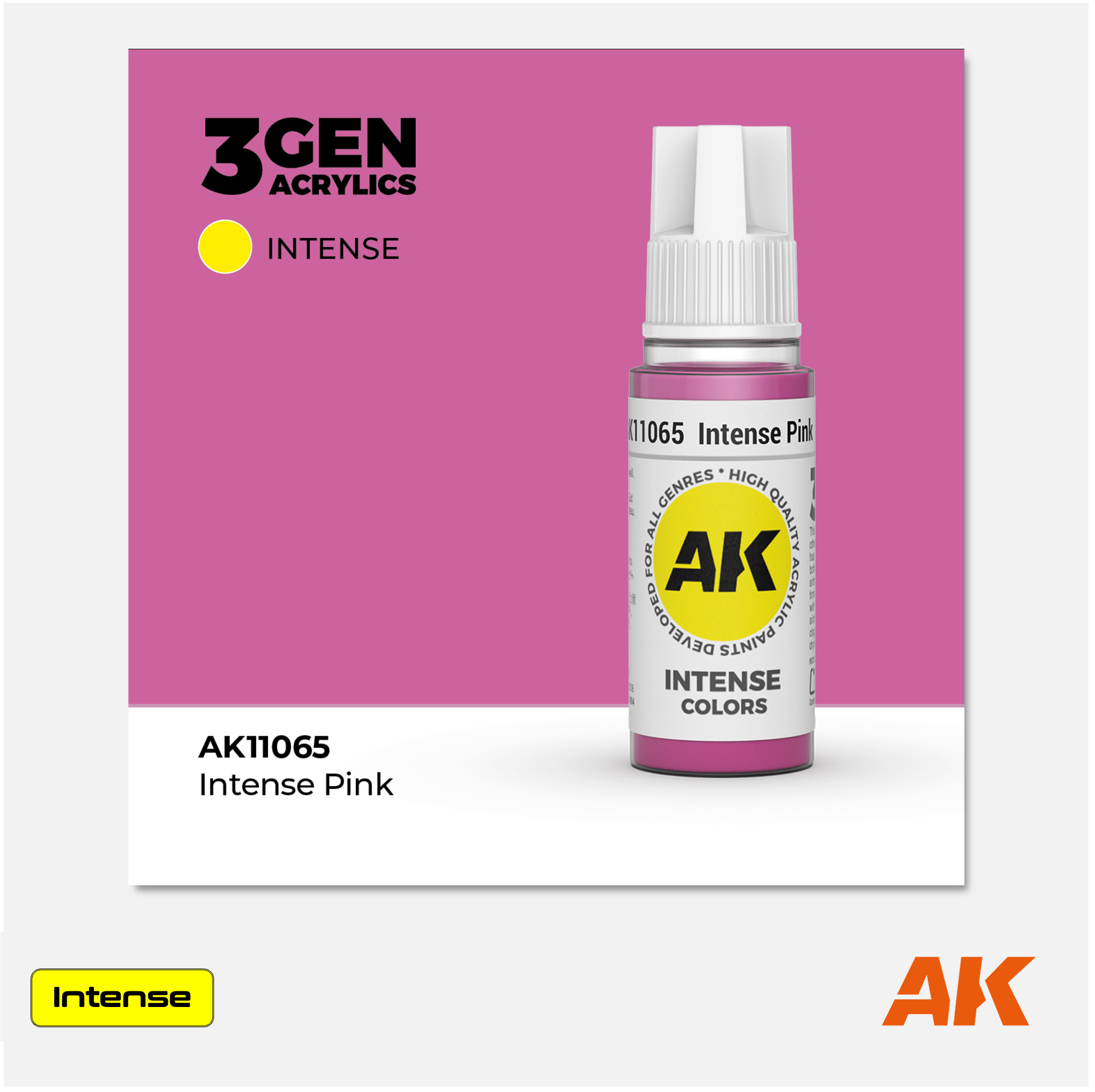AK Interactive - 3Gen Acrylics Paint - Intense Pink - AK11065 - Gothaforce