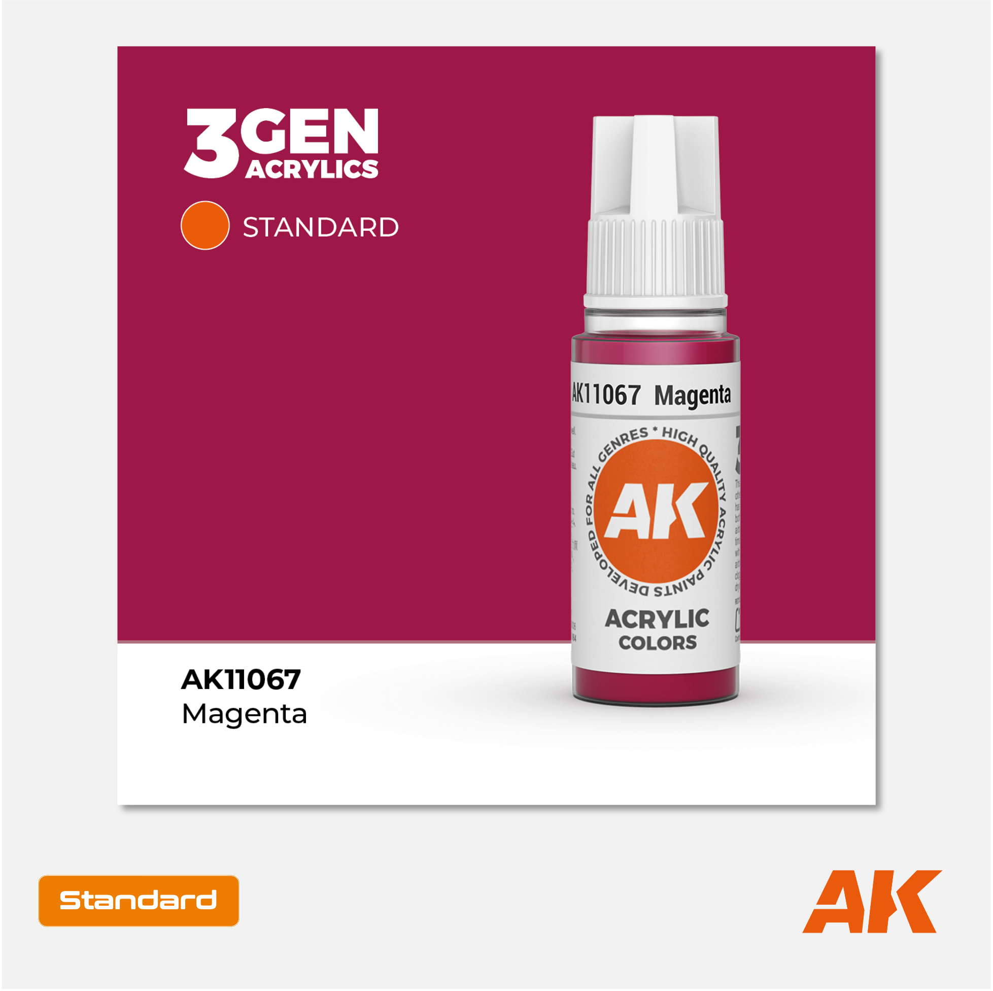 AK Interactive - 3Gen Acrylics Paint - Magenta - AK11067 - Gothaforce