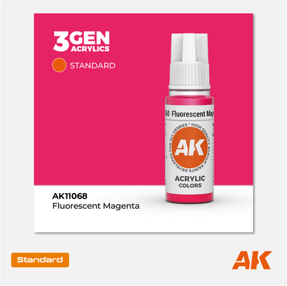 AK Interactive - 3Gen Acrylics Paint - Fluorescent Magenta - AK11068 - Gothaforce
